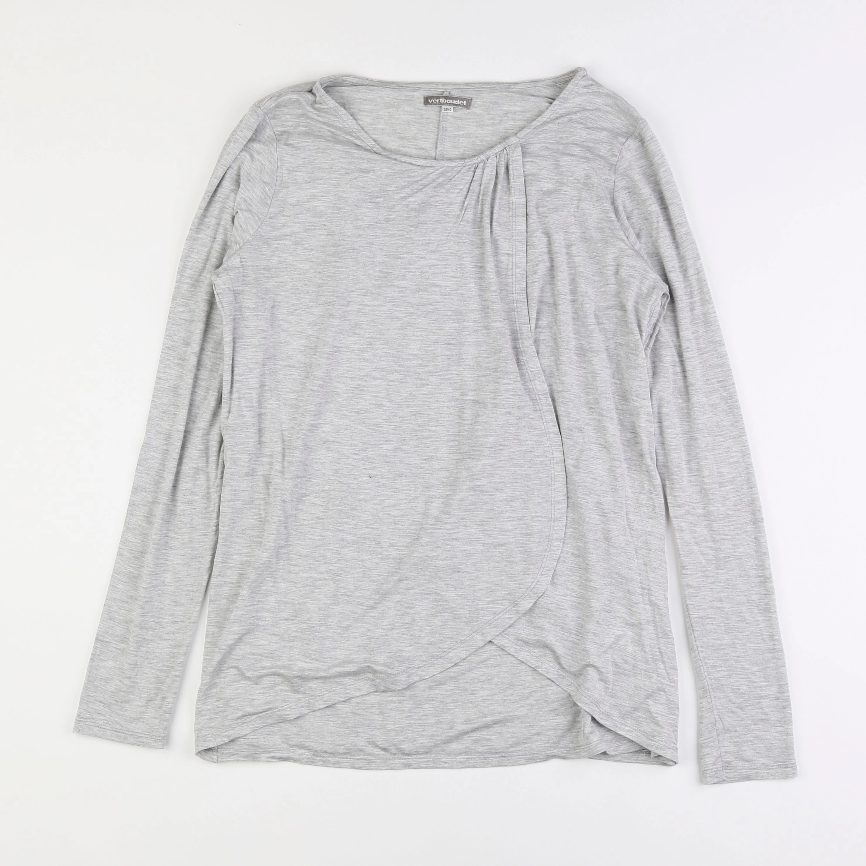 Vertbaudet - tee-shirt grossesse gris - 38 à 40