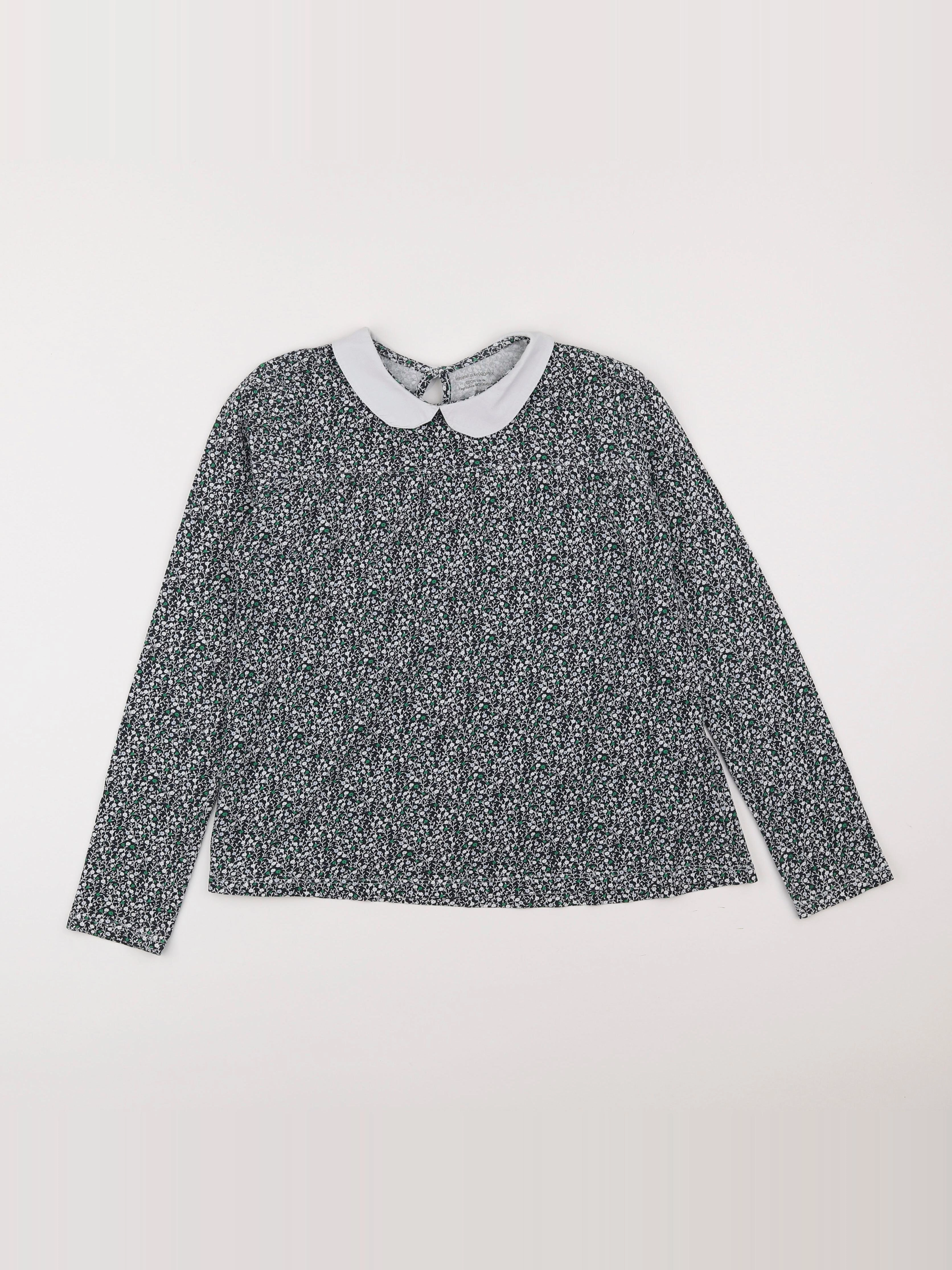 Monoprix - tee-shirt noir, vert - 12 ans