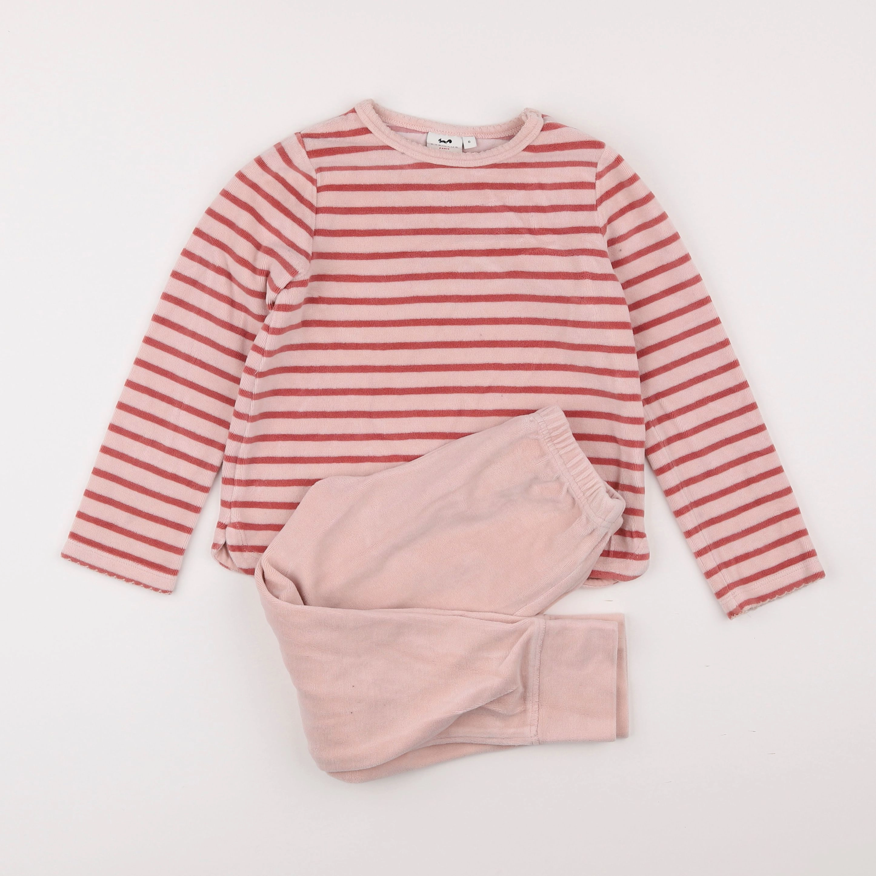 Cyrillus - pyjama coton rose - 6 ans