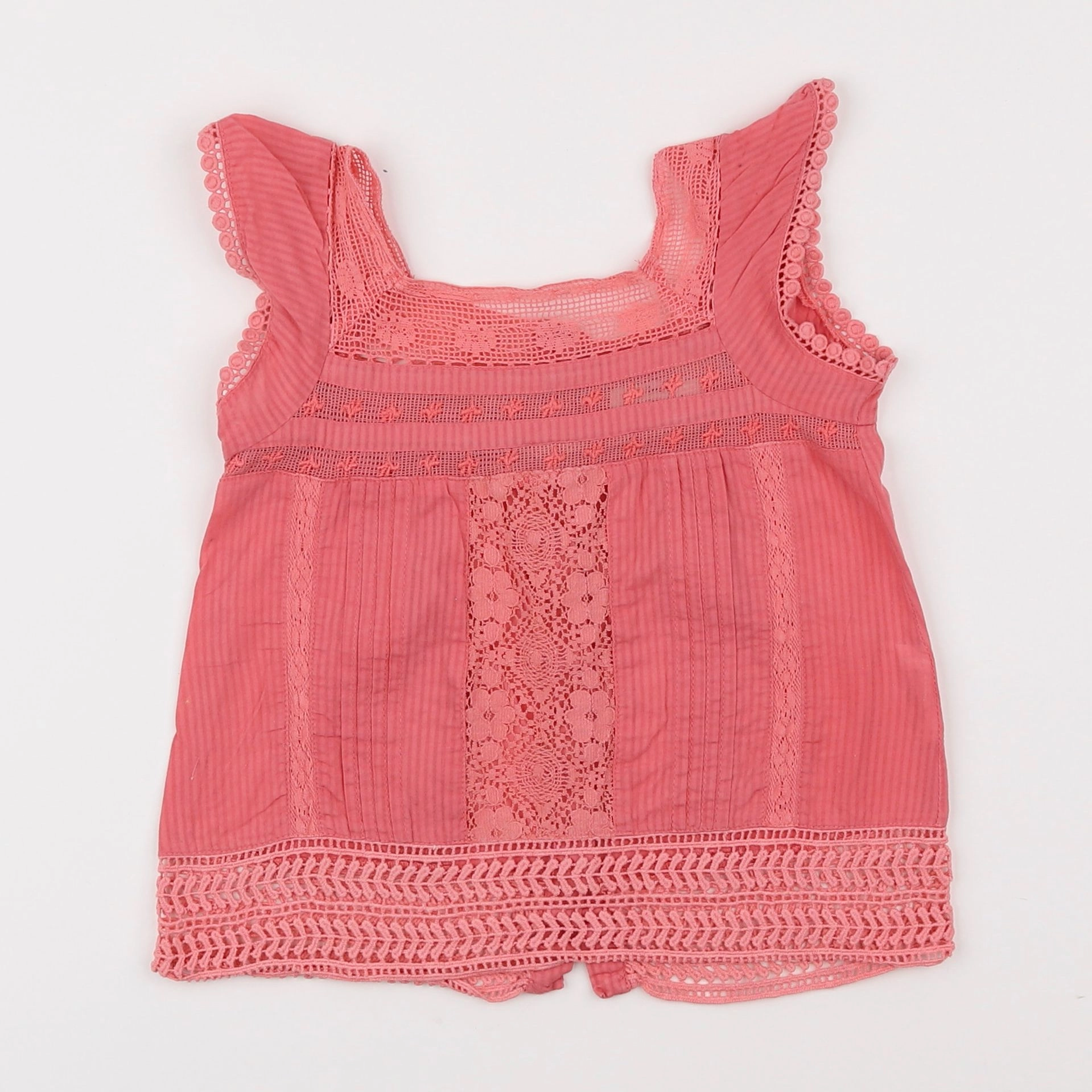 Cyrillus - blouse rose - 4 ans