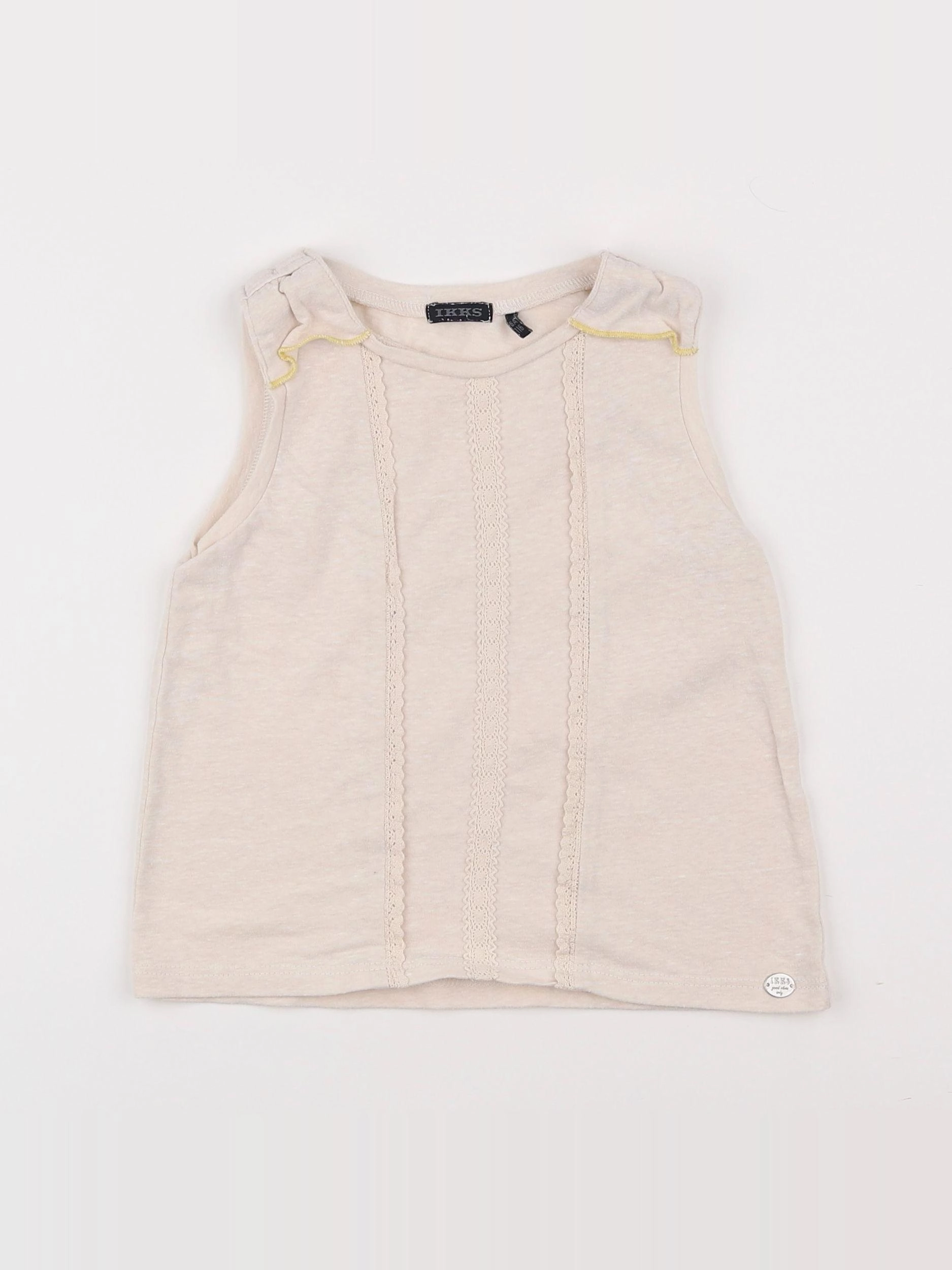 IKKS - tee-shirt beige - 6 ans