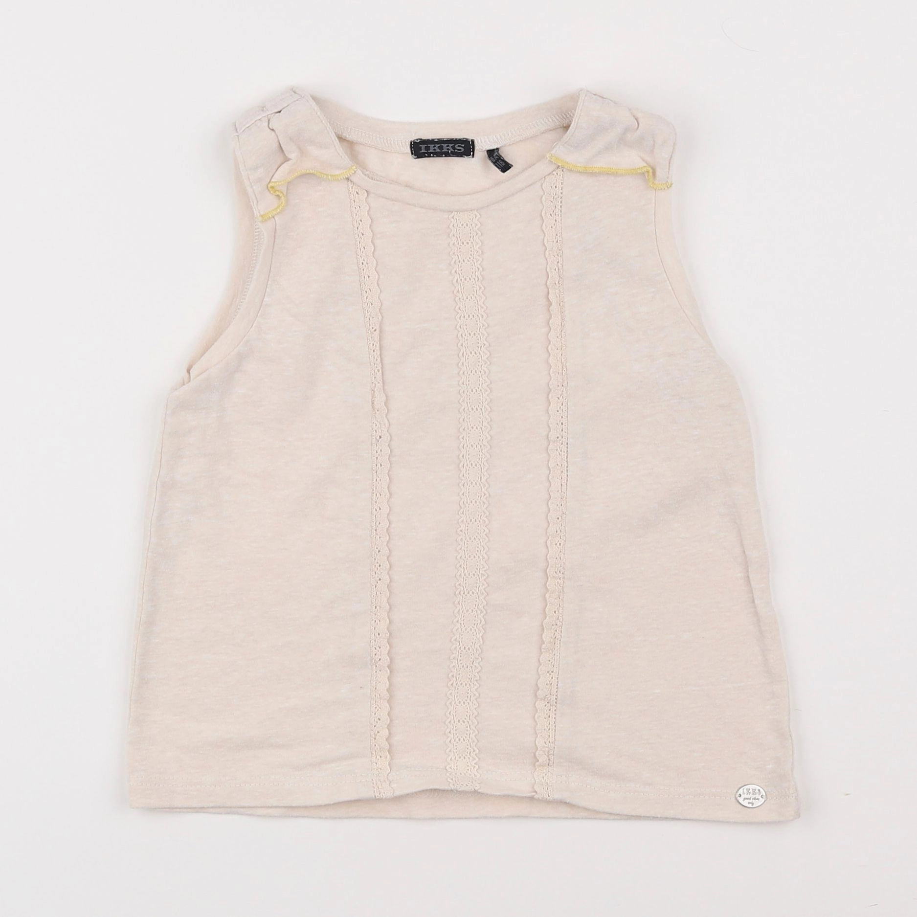 IKKS - tee-shirt beige - 6 ans