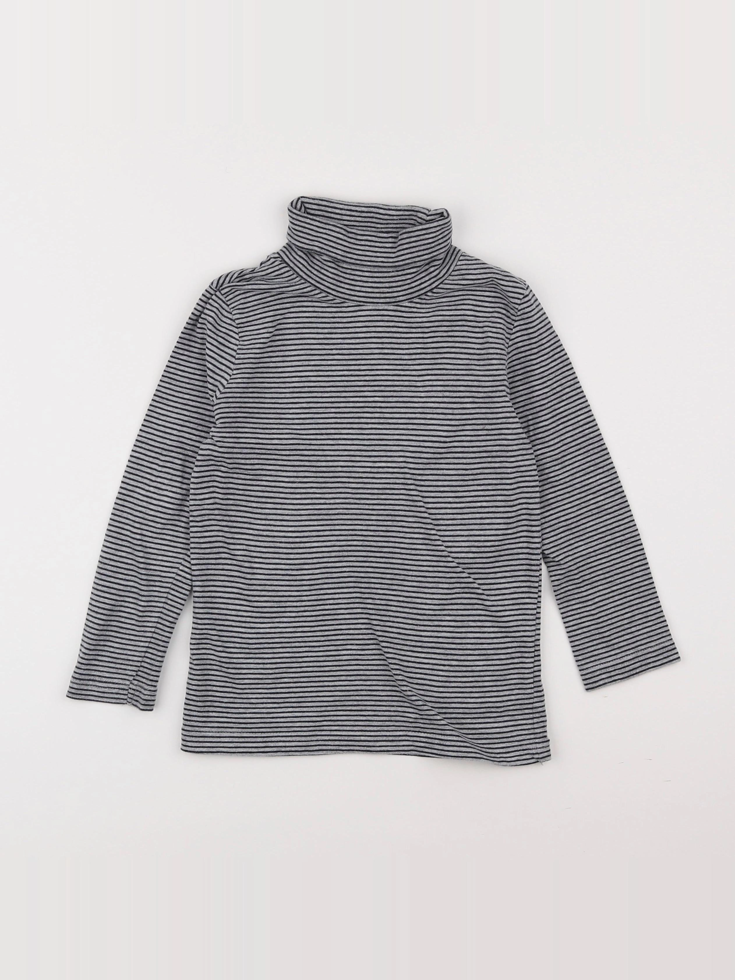 Tape à l'oeil - sous-pull gris - 5 ans