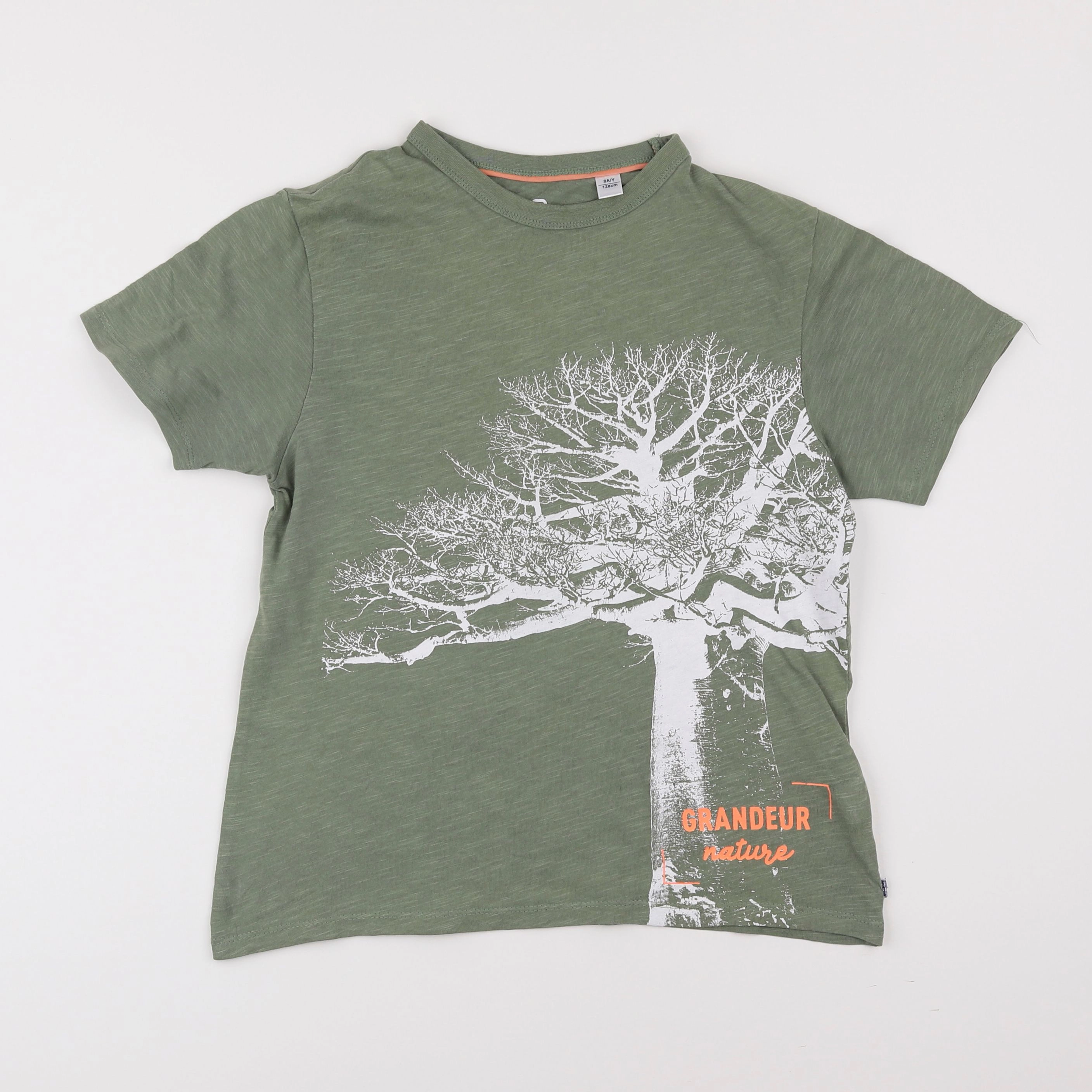 Okaidi - tee-shirt vert - 8 ans