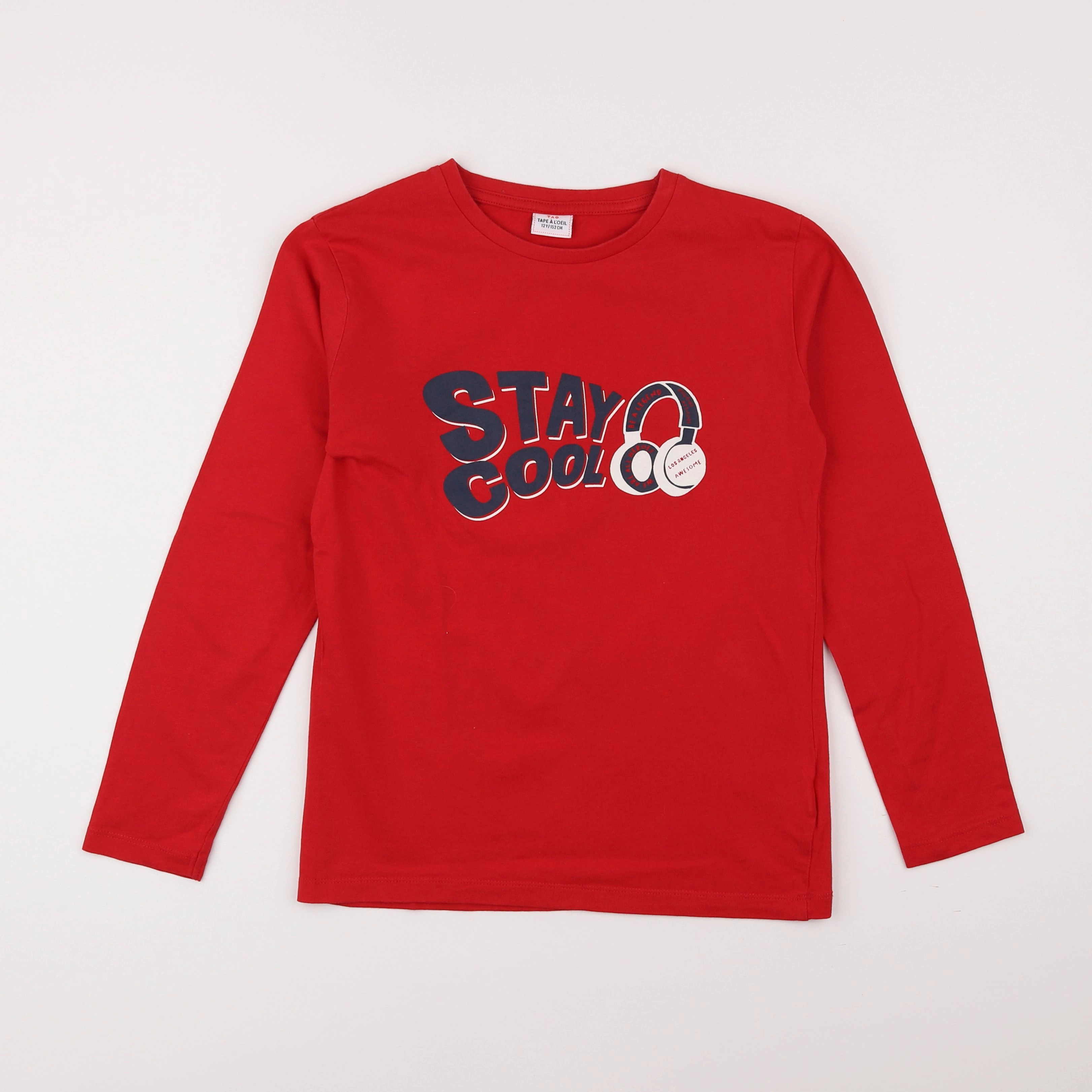 Tape à l'oeil - tee-shirt rouge - 12 ans