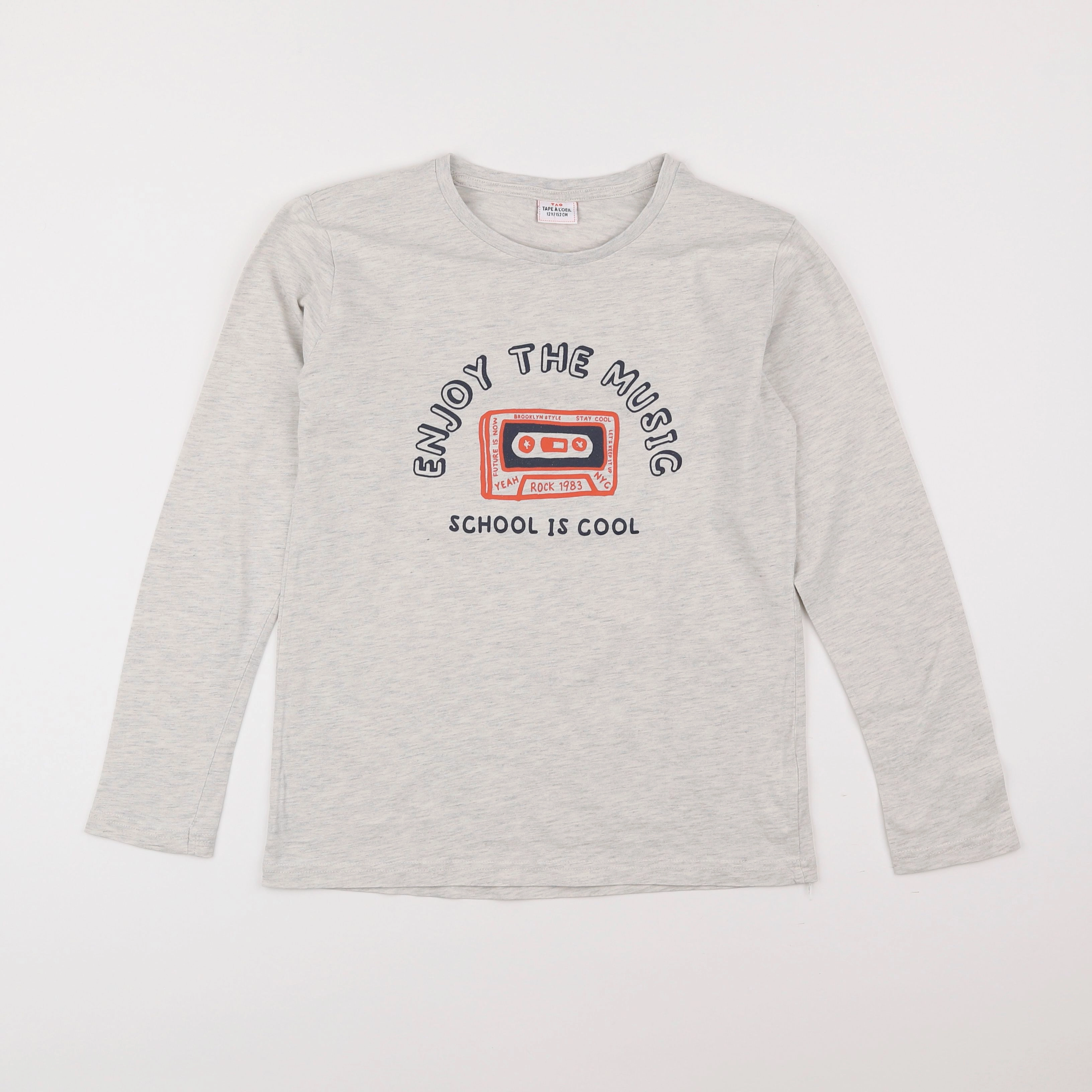 Tape à l'oeil - tee-shirt gris - 12 ans