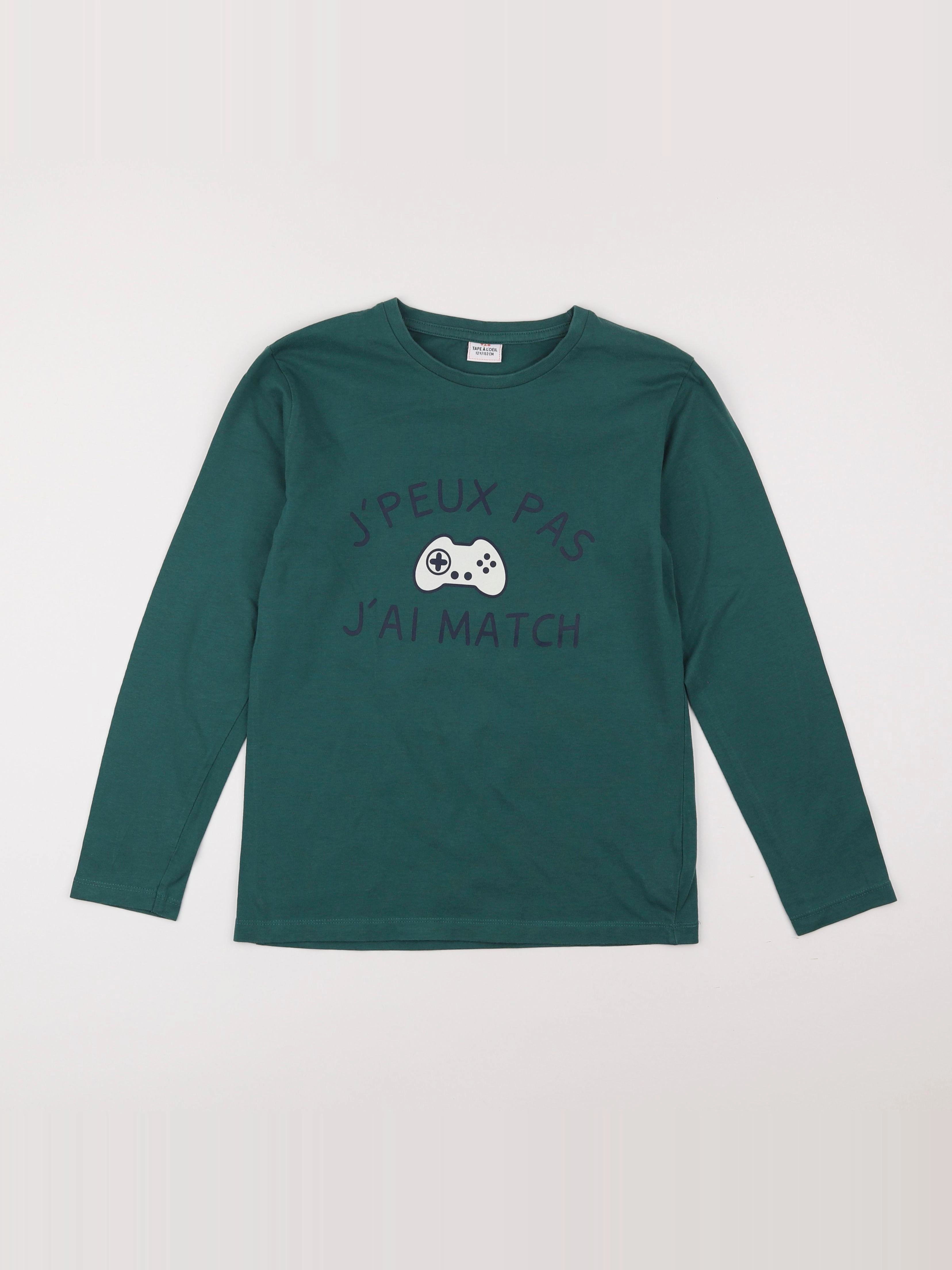 Tape à l'oeil - tee-shirt vert - 12 ans
