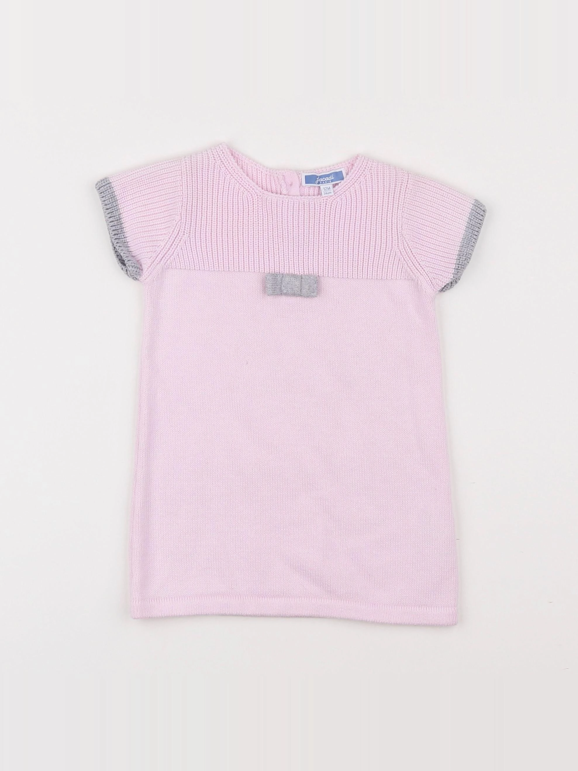 Jacadi - robe rose - 12 mois