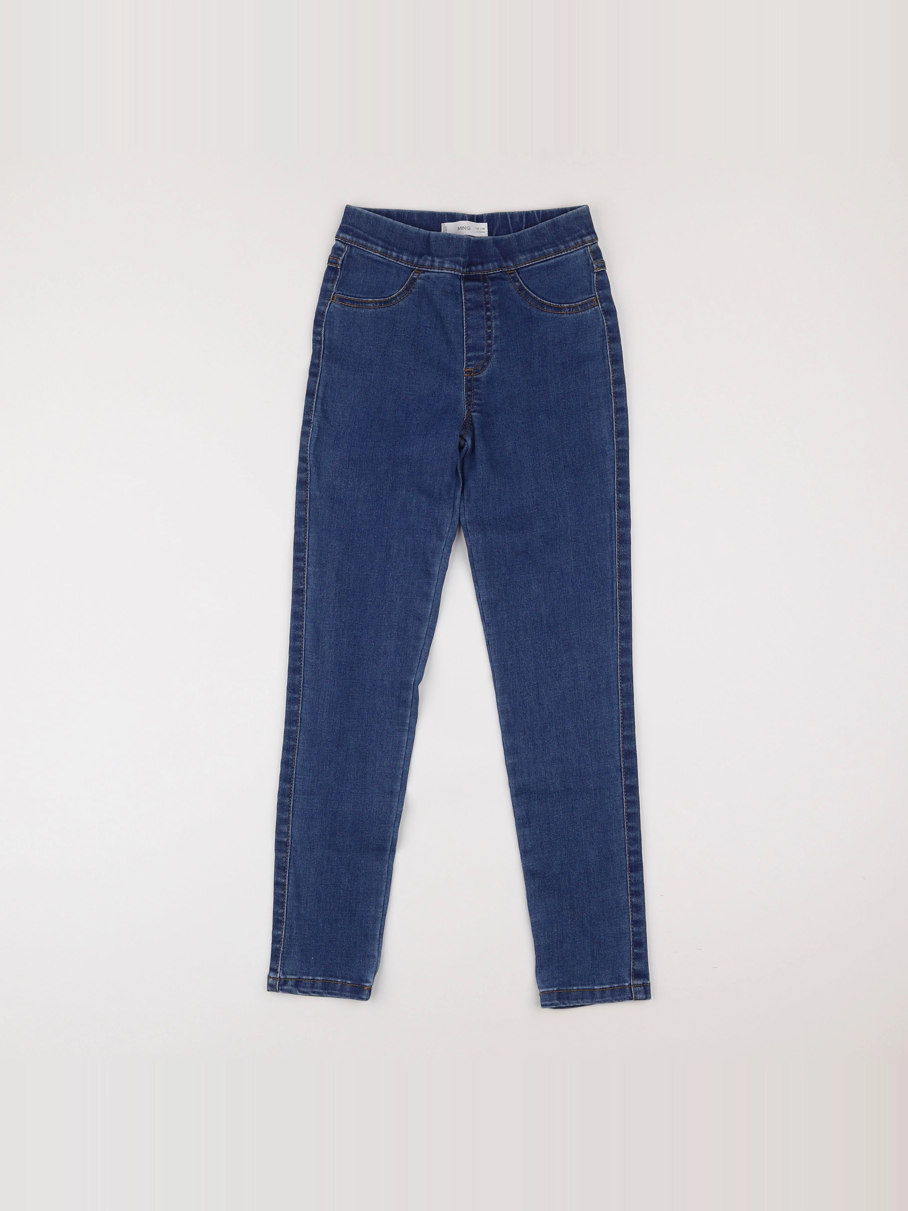 Mango - jegging bleu - 9 ans