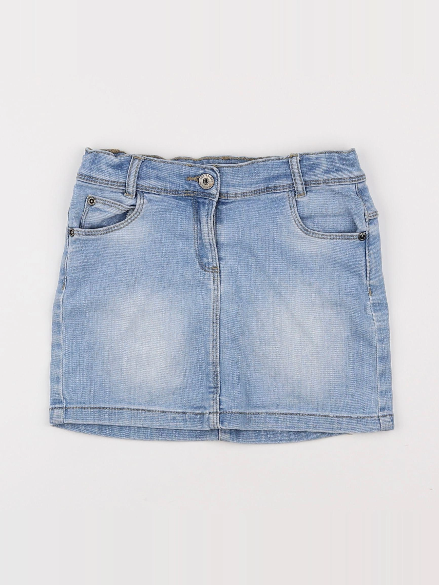 Vertbaudet - jupe bleu - 6 ans