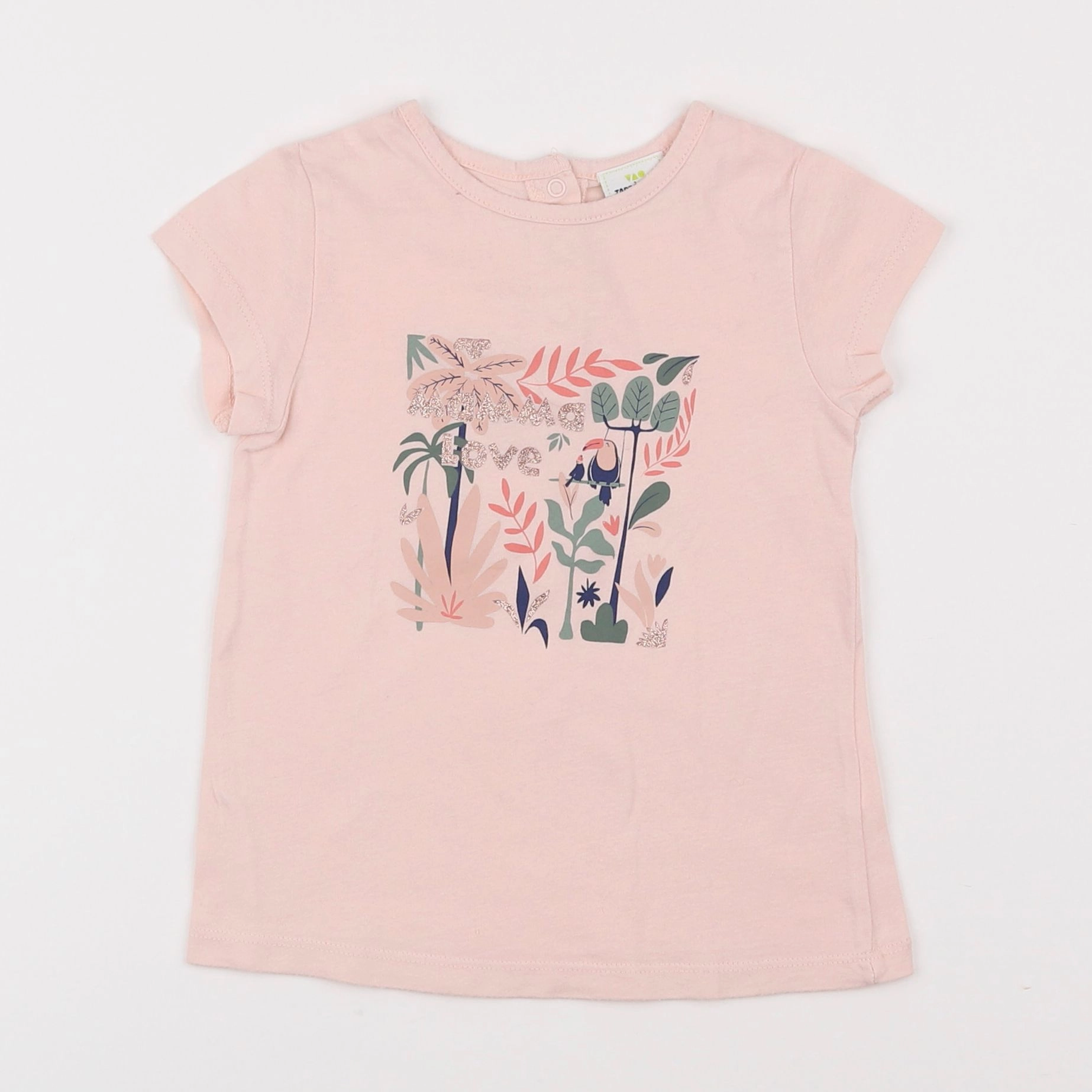 Tape à l'oeil - tee-shirt rose - 2 ans