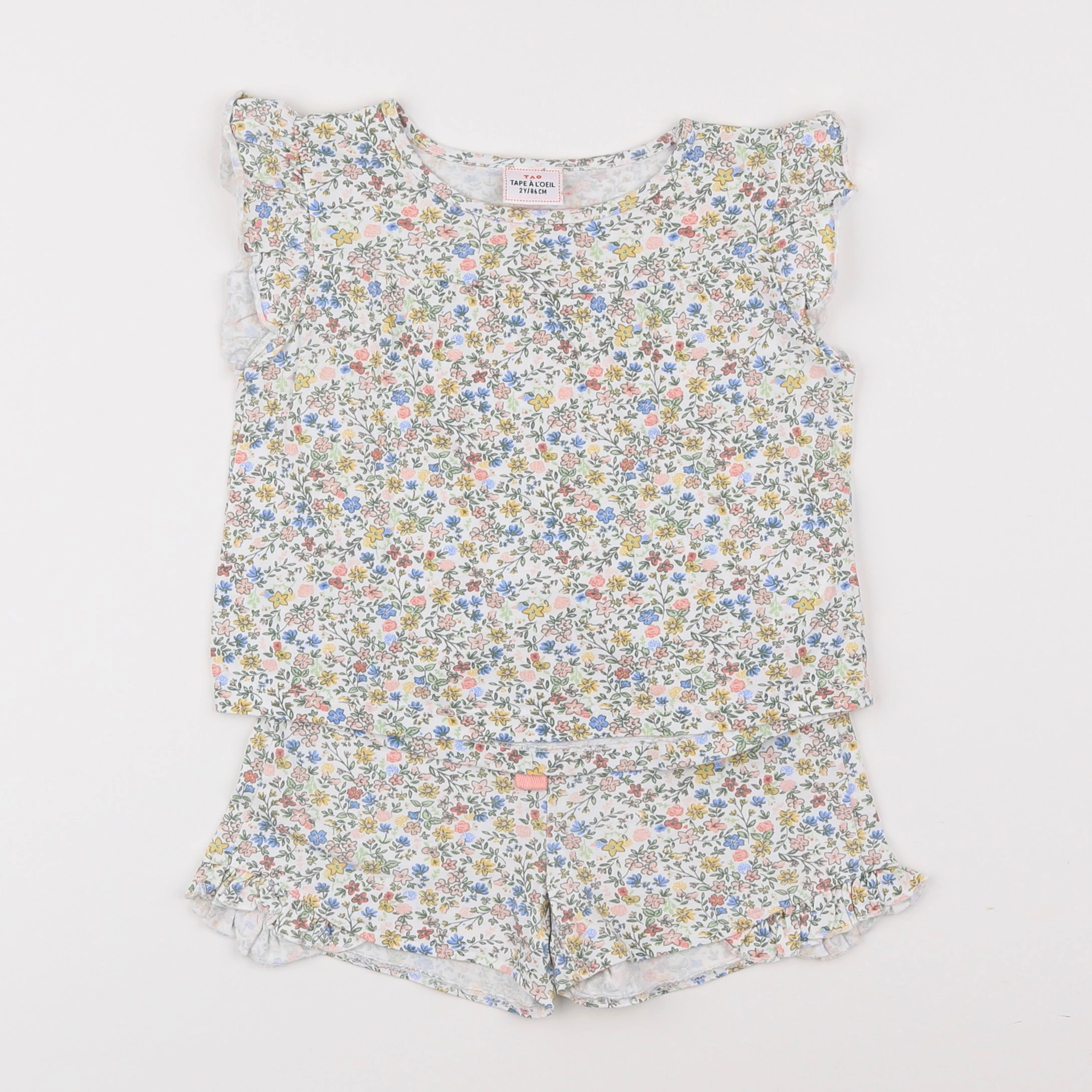 Tape à l'oeil - pyjama coton multicolore - 2 ans