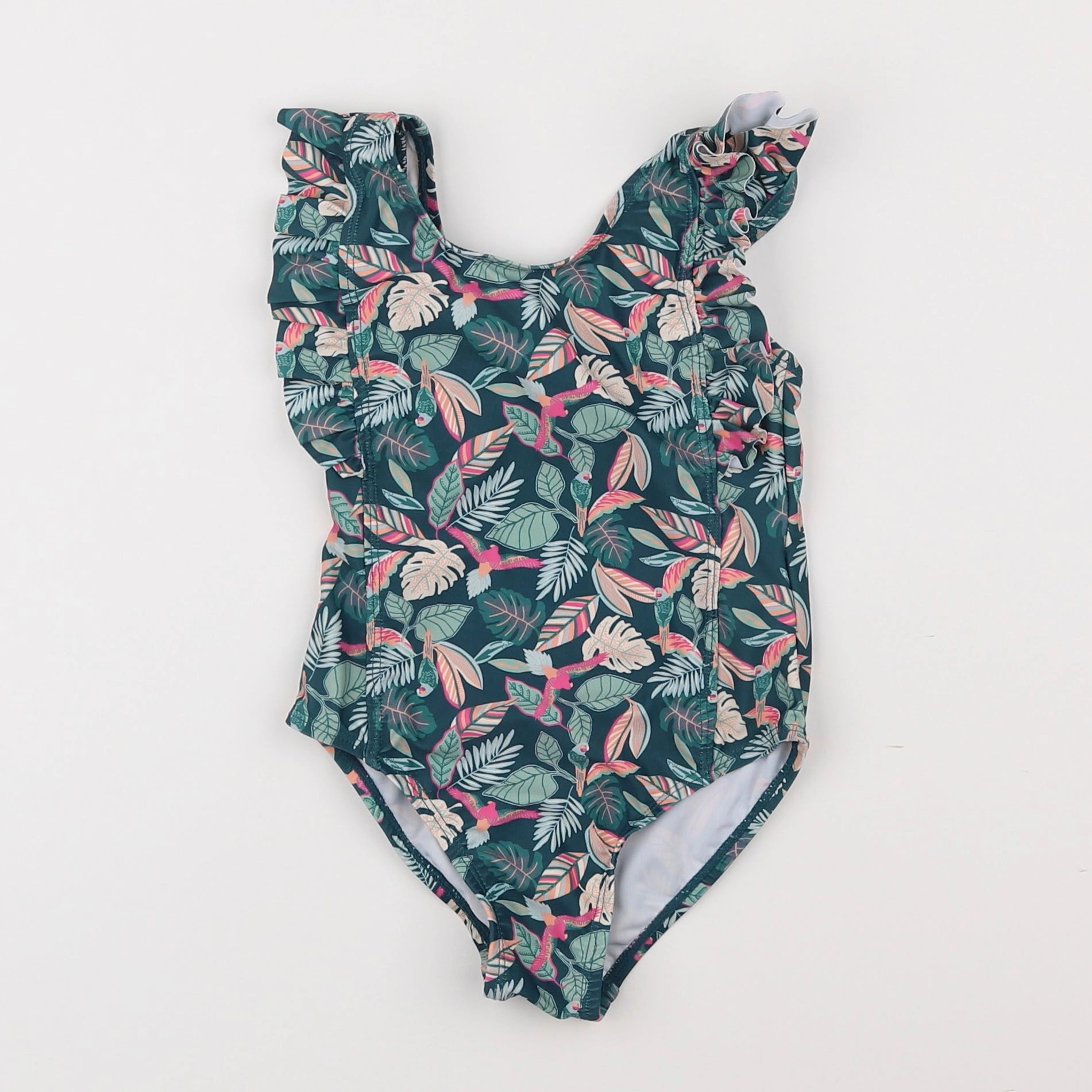 Vertbaudet - maillot de bain vert - 3 ans