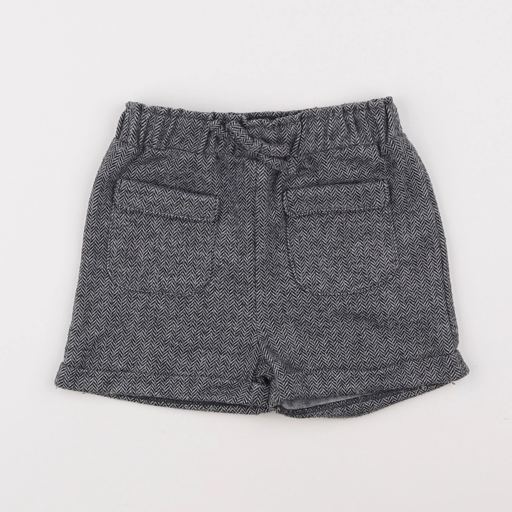 Vertbaudet - short gris - 18 mois