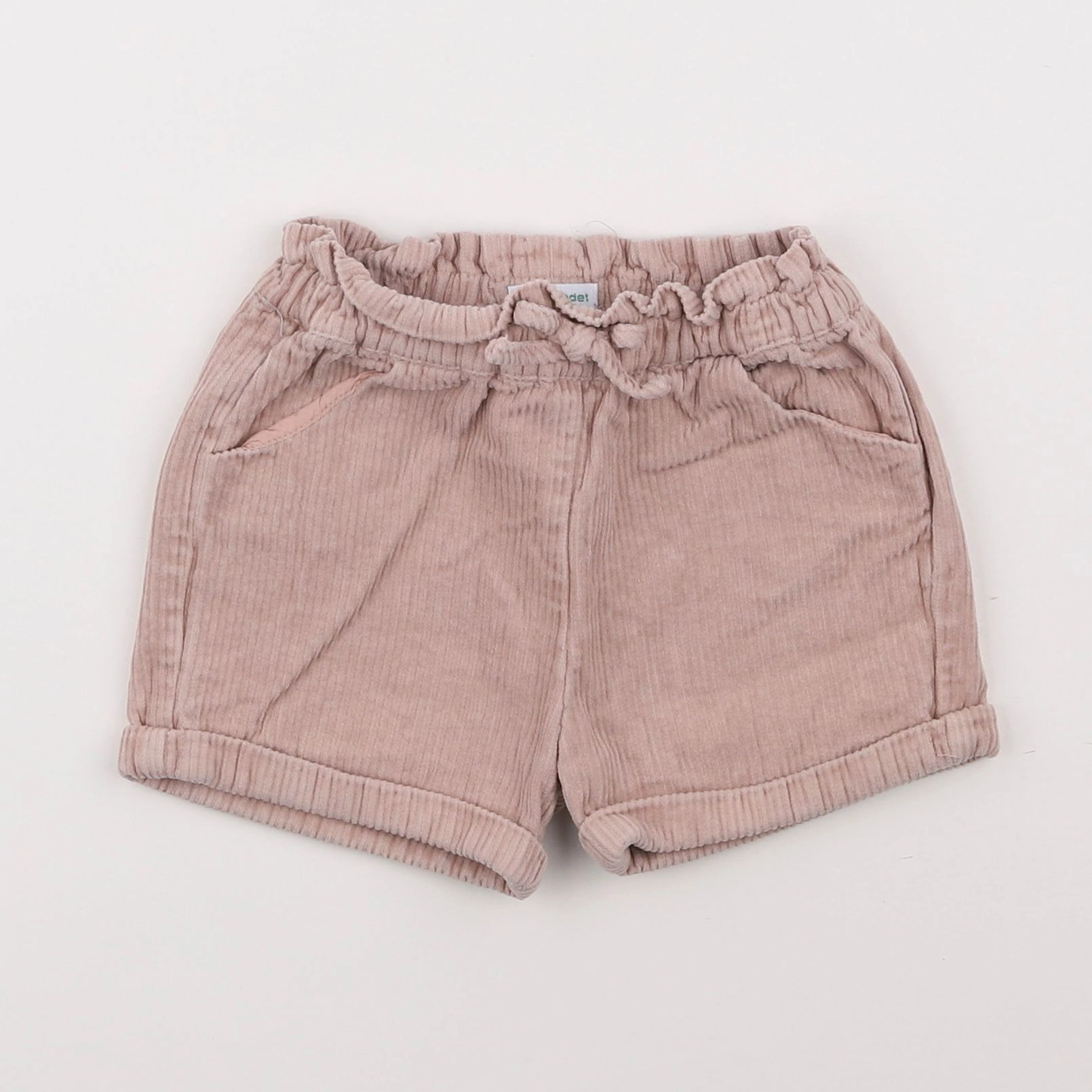 Vertbaudet - short beige - 18 mois