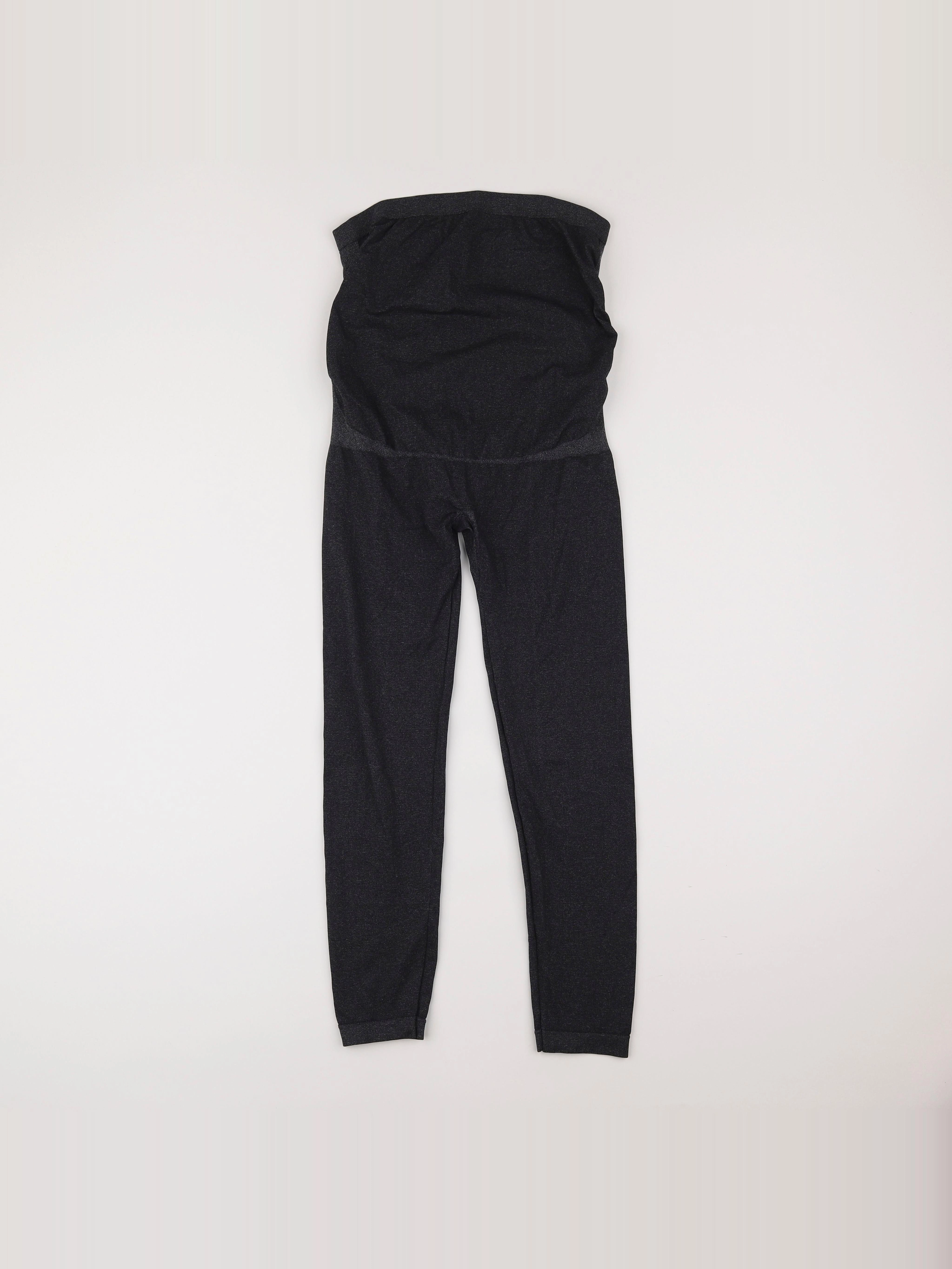 Envie de fraise - legging grossesse gris - m
