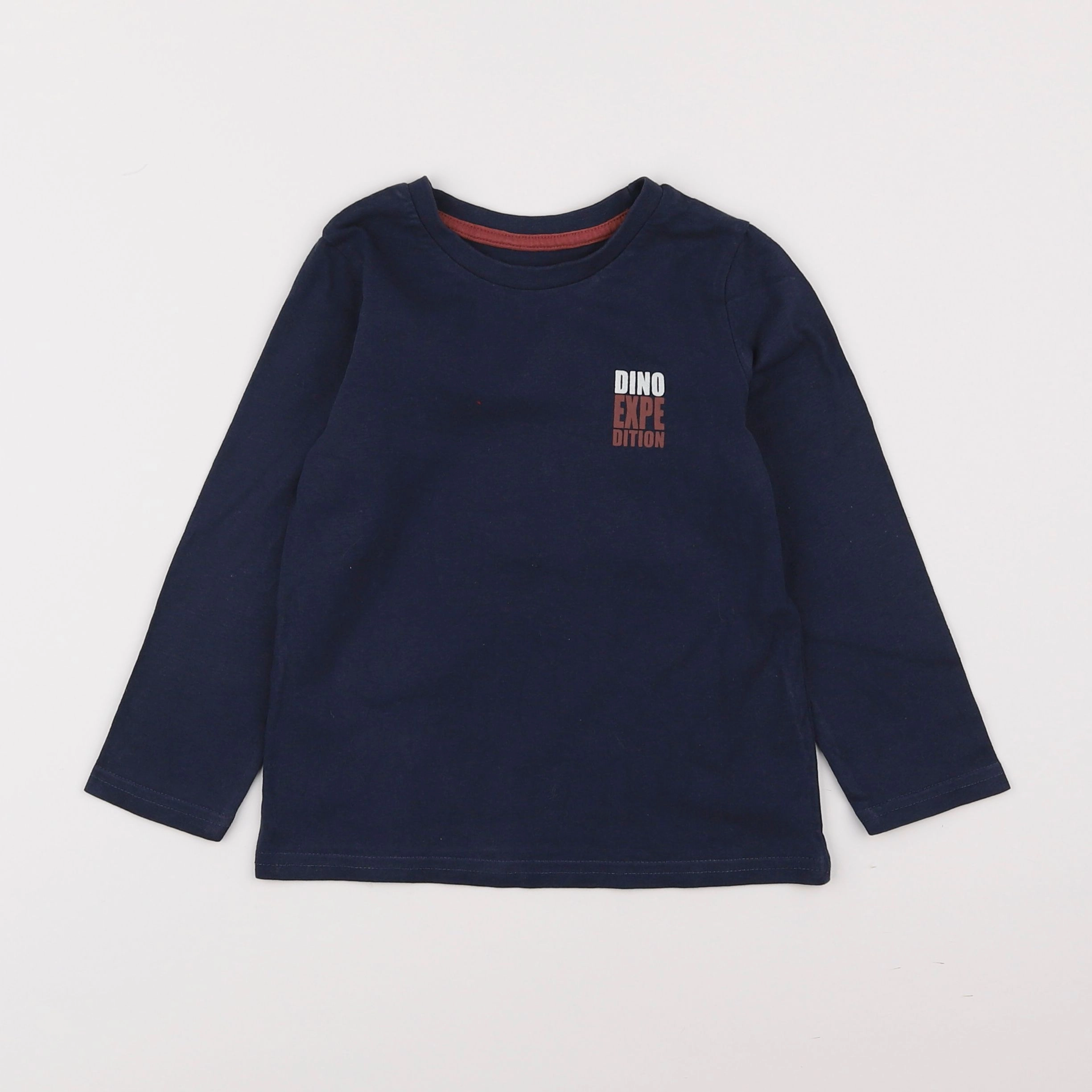 Vertbaudet - tee-shirt bleu - 4 ans