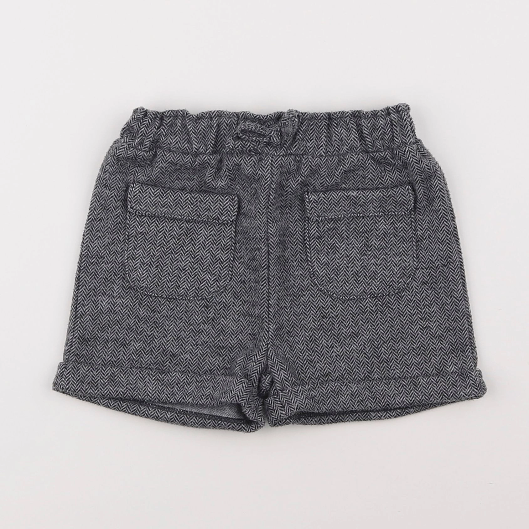 Vertbaudet - short gris - 2 ans
