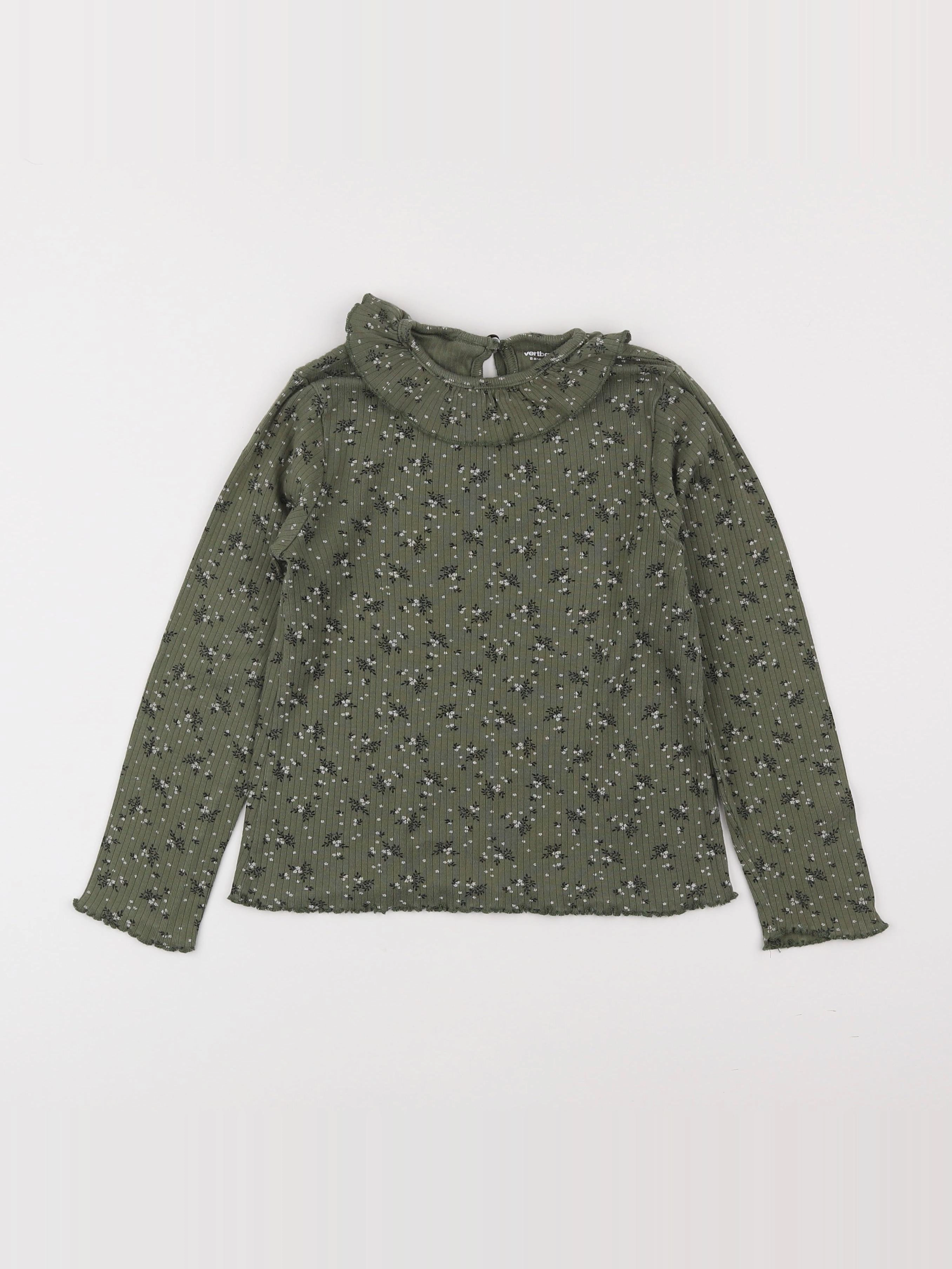 Vertbaudet - tee-shirt vert - 8 ans