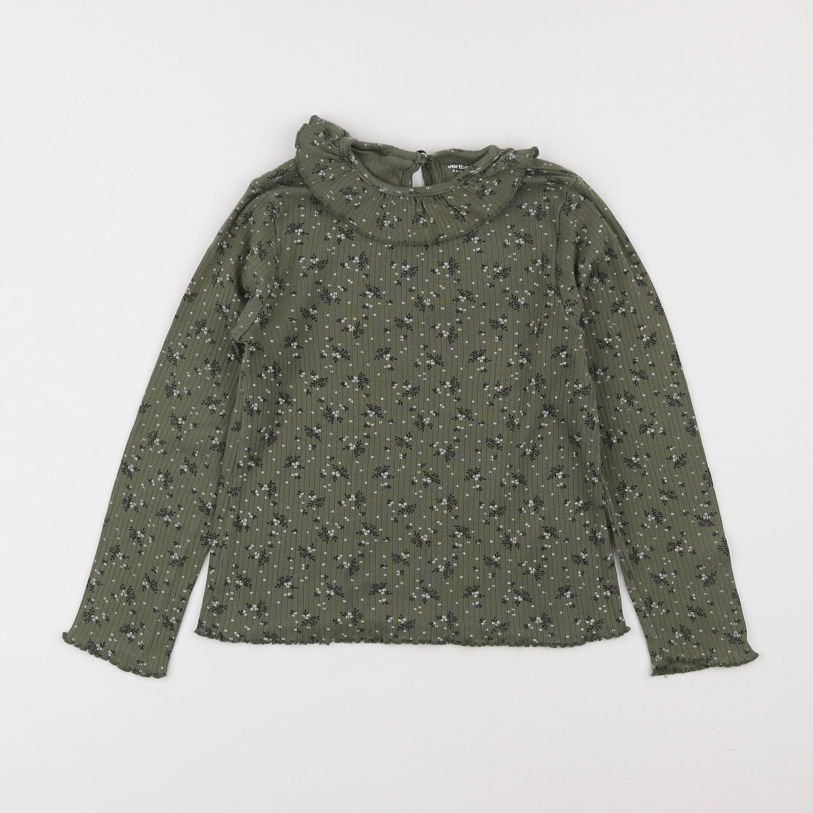 Vertbaudet - tee-shirt vert - 8 ans