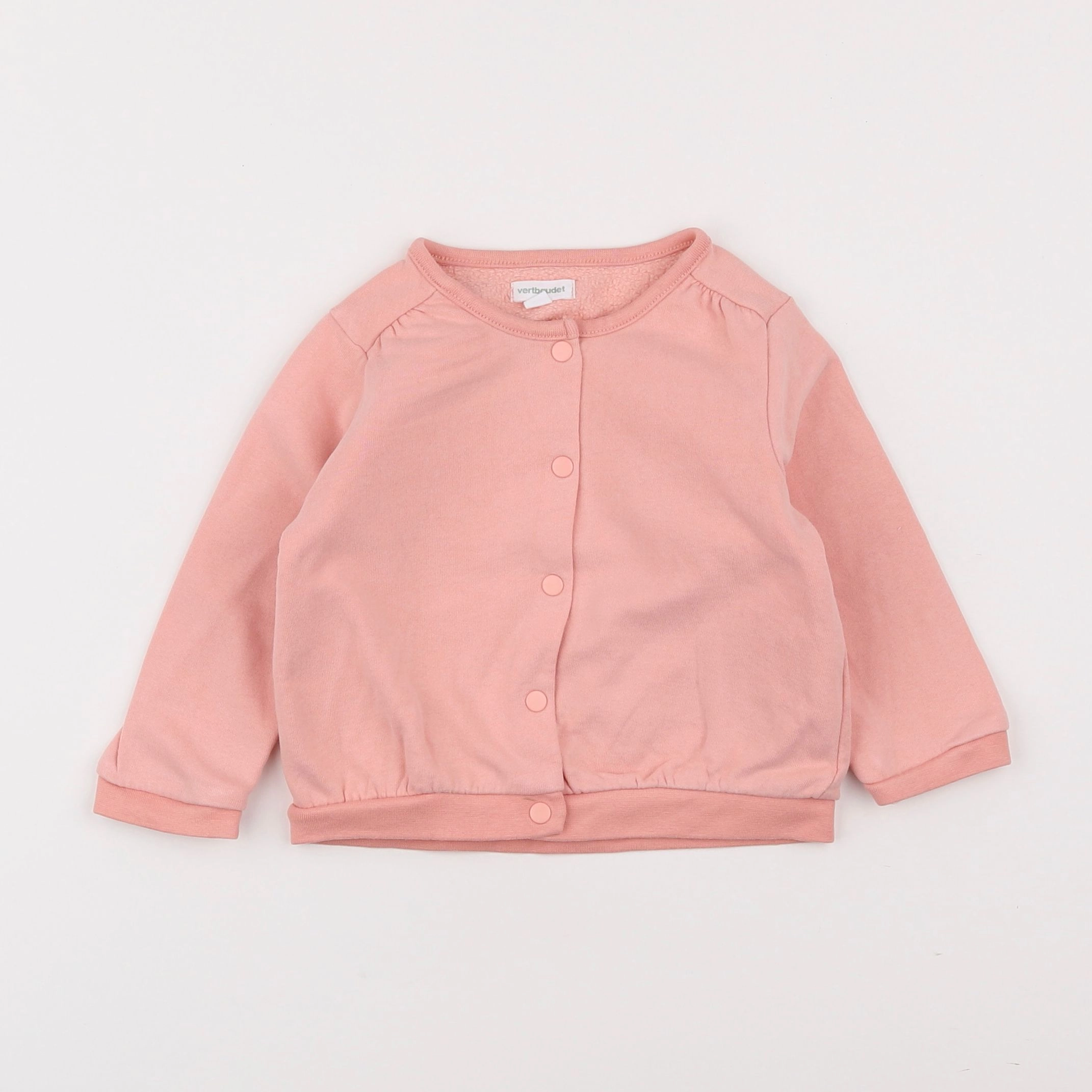 Vertbaudet - gilet rose - 18 mois