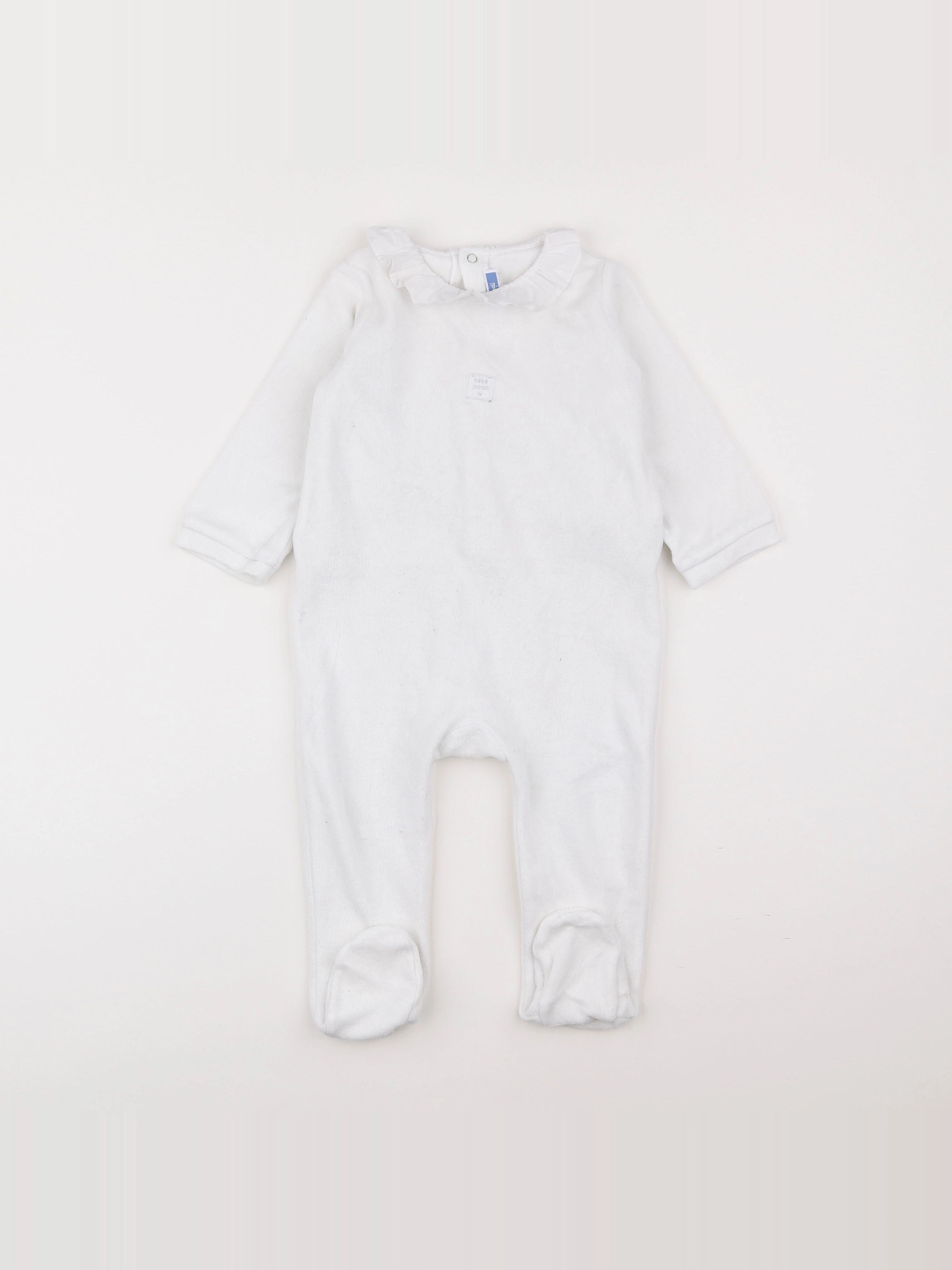 Jacadi - pyjama velours blanc - 18 mois
