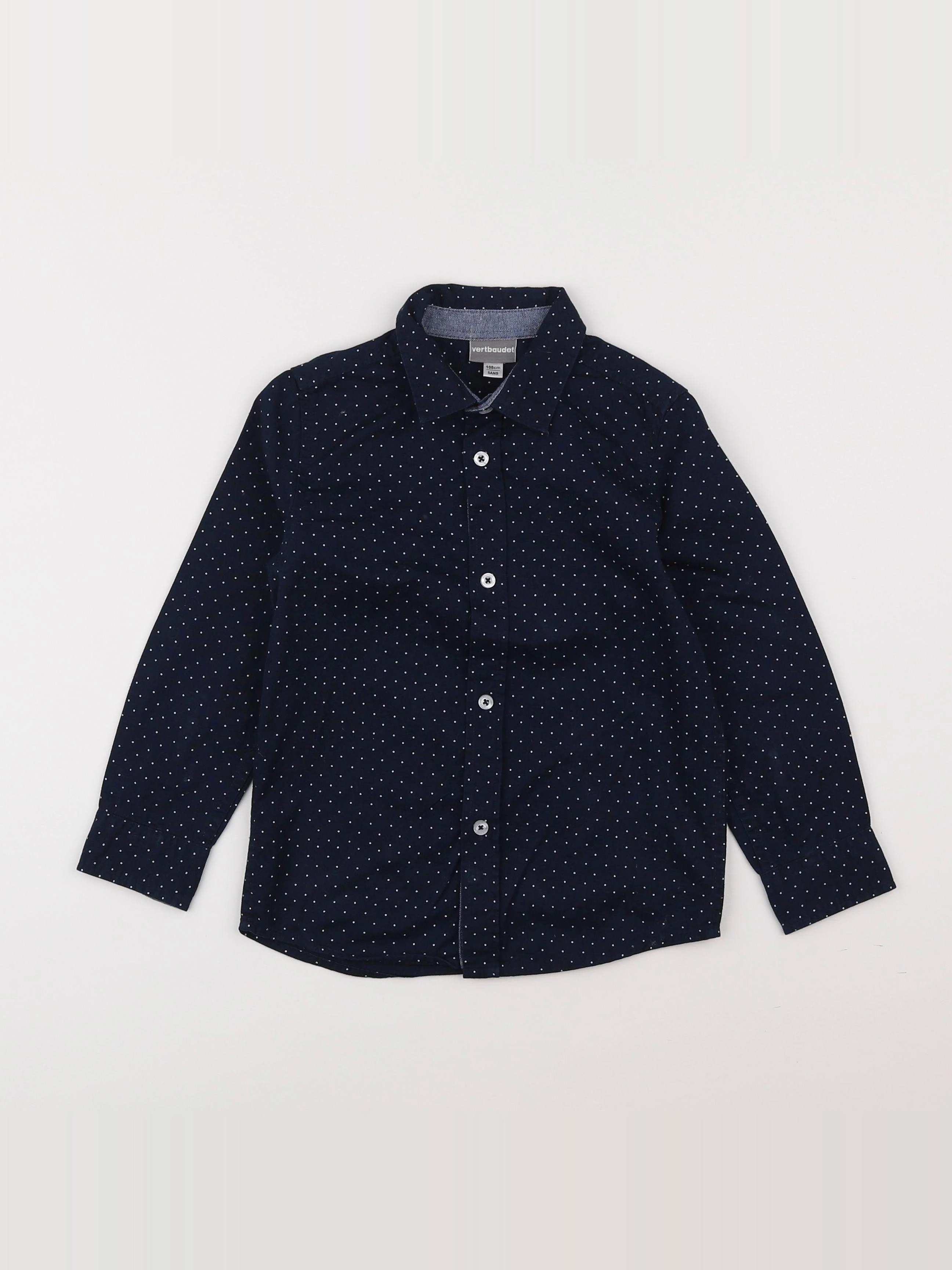 Vertbaudet - chemise bleu - 5 ans