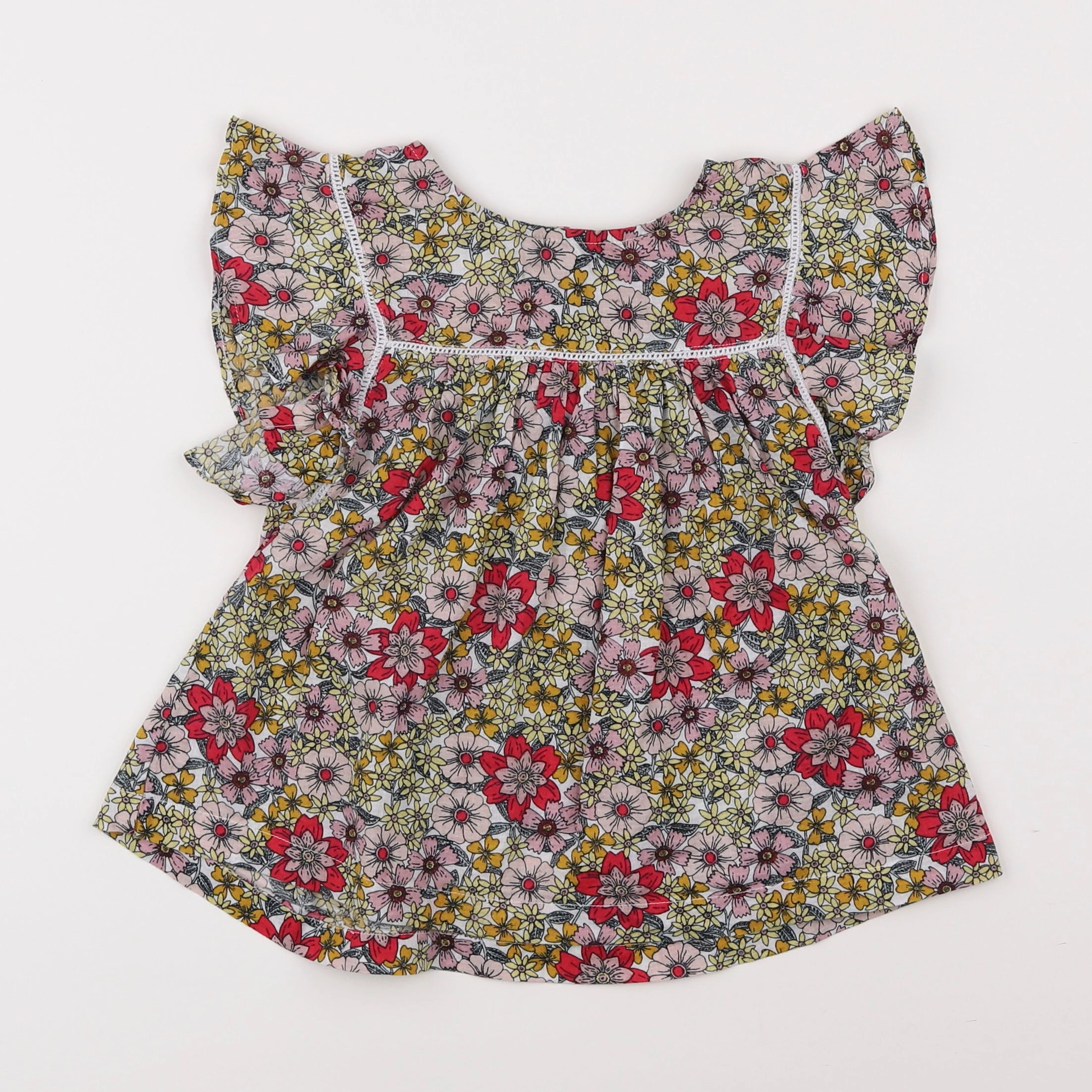 Monoprix - blouse multicolore - 6 ans