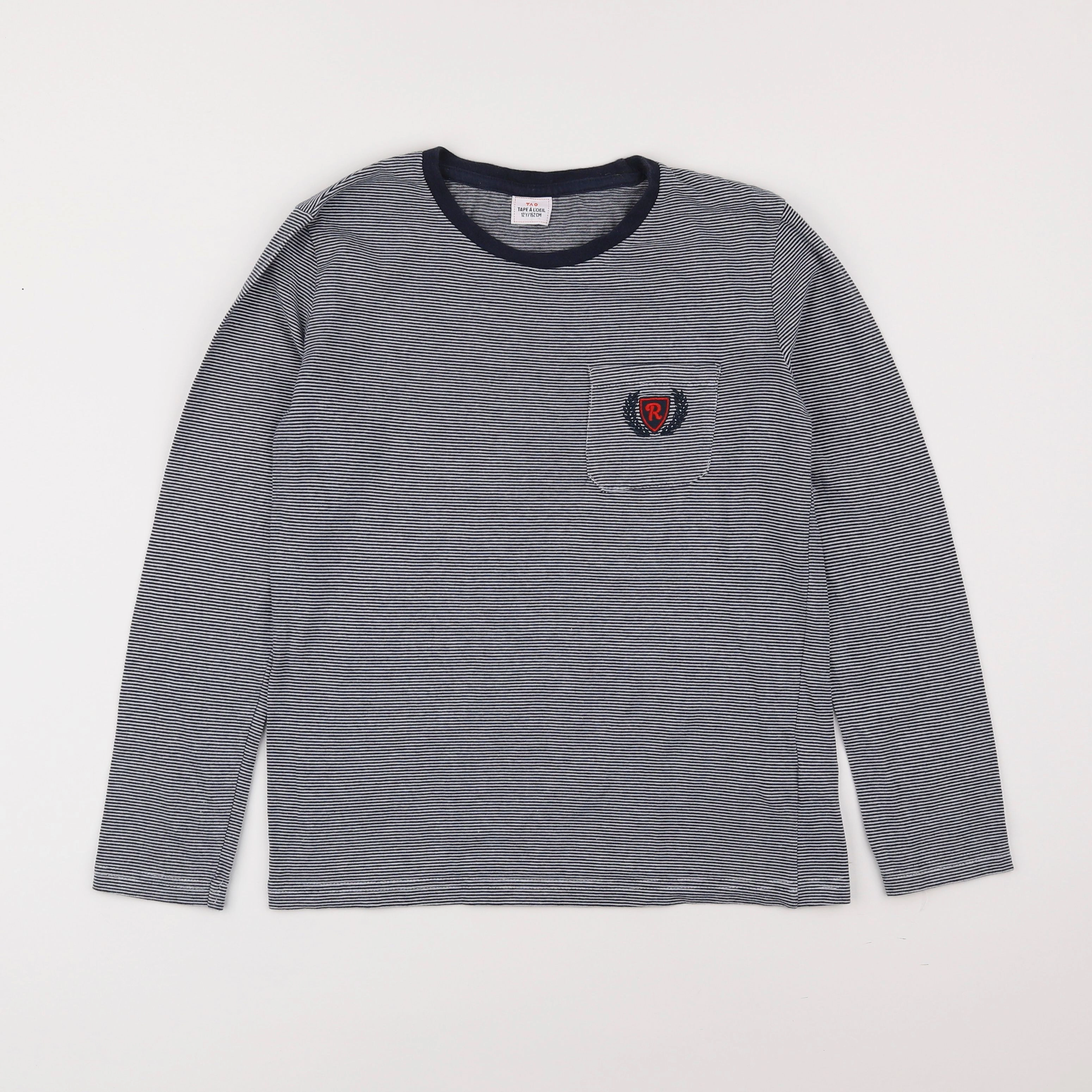 Tape à l'oeil - tee-shirt bleu - 12 ans