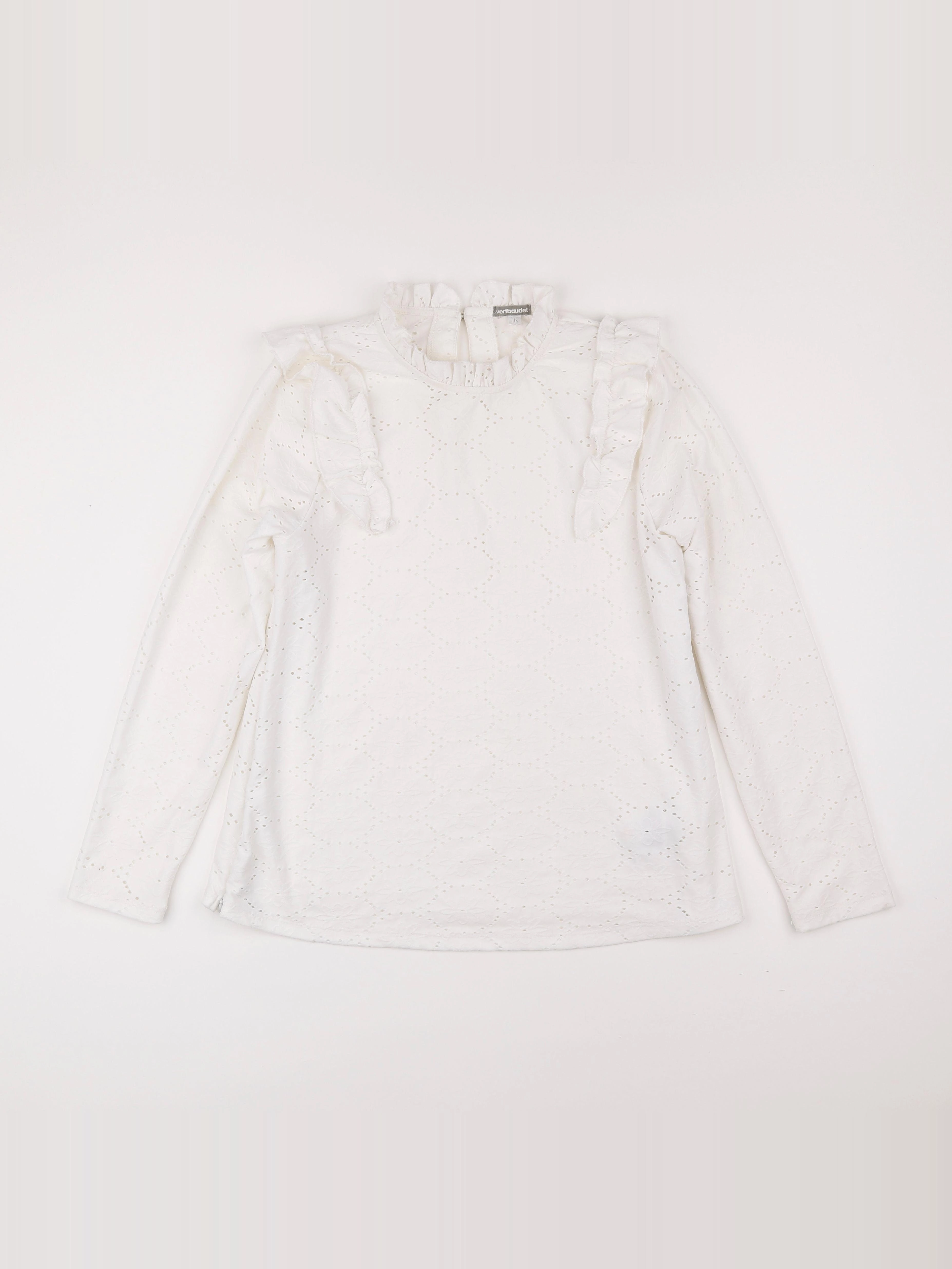 Vertbaudet - tee-shirt grossesse blanc - 42 à 44