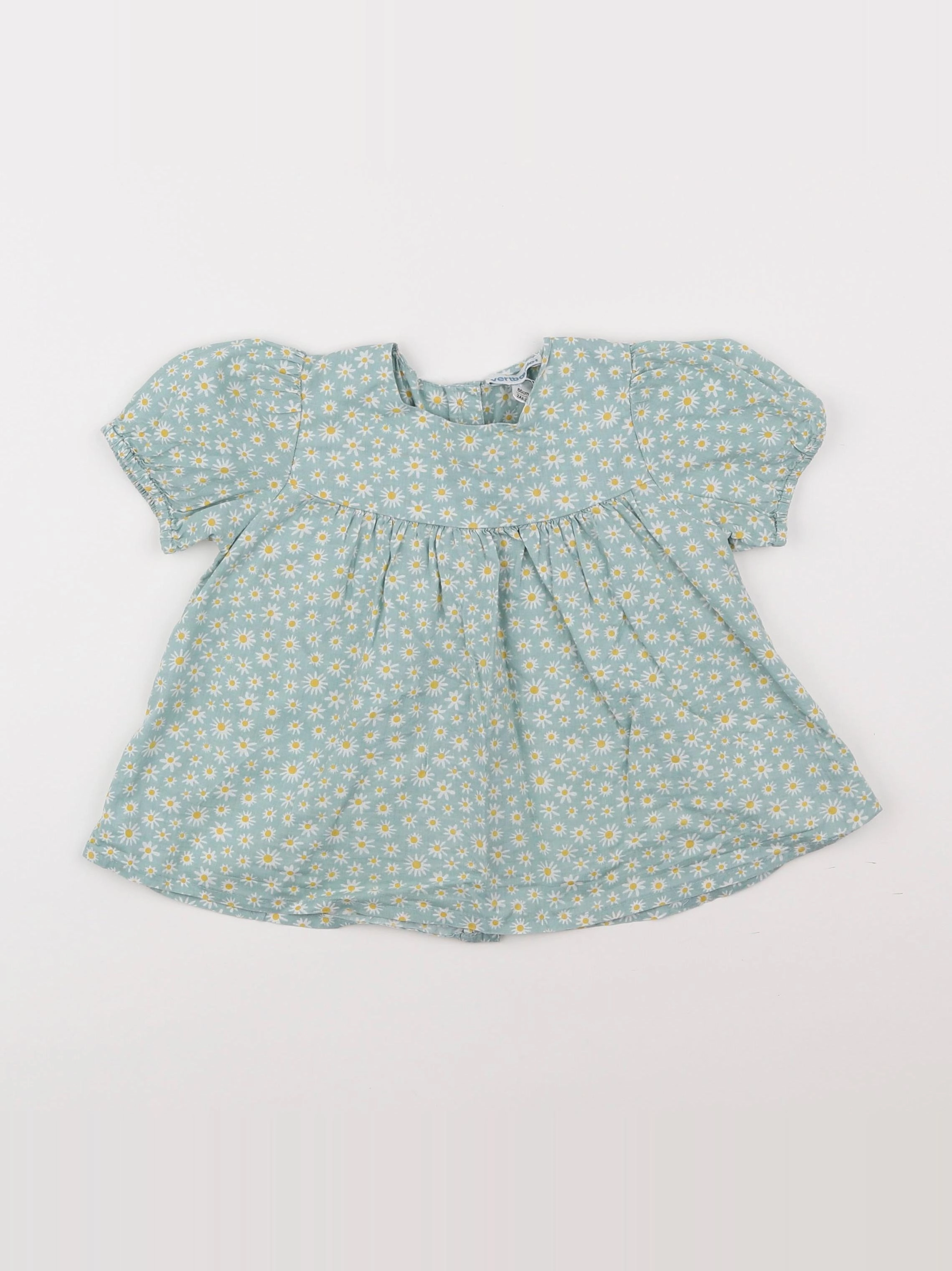 Vertbaudet - blouse vert - 2 ans