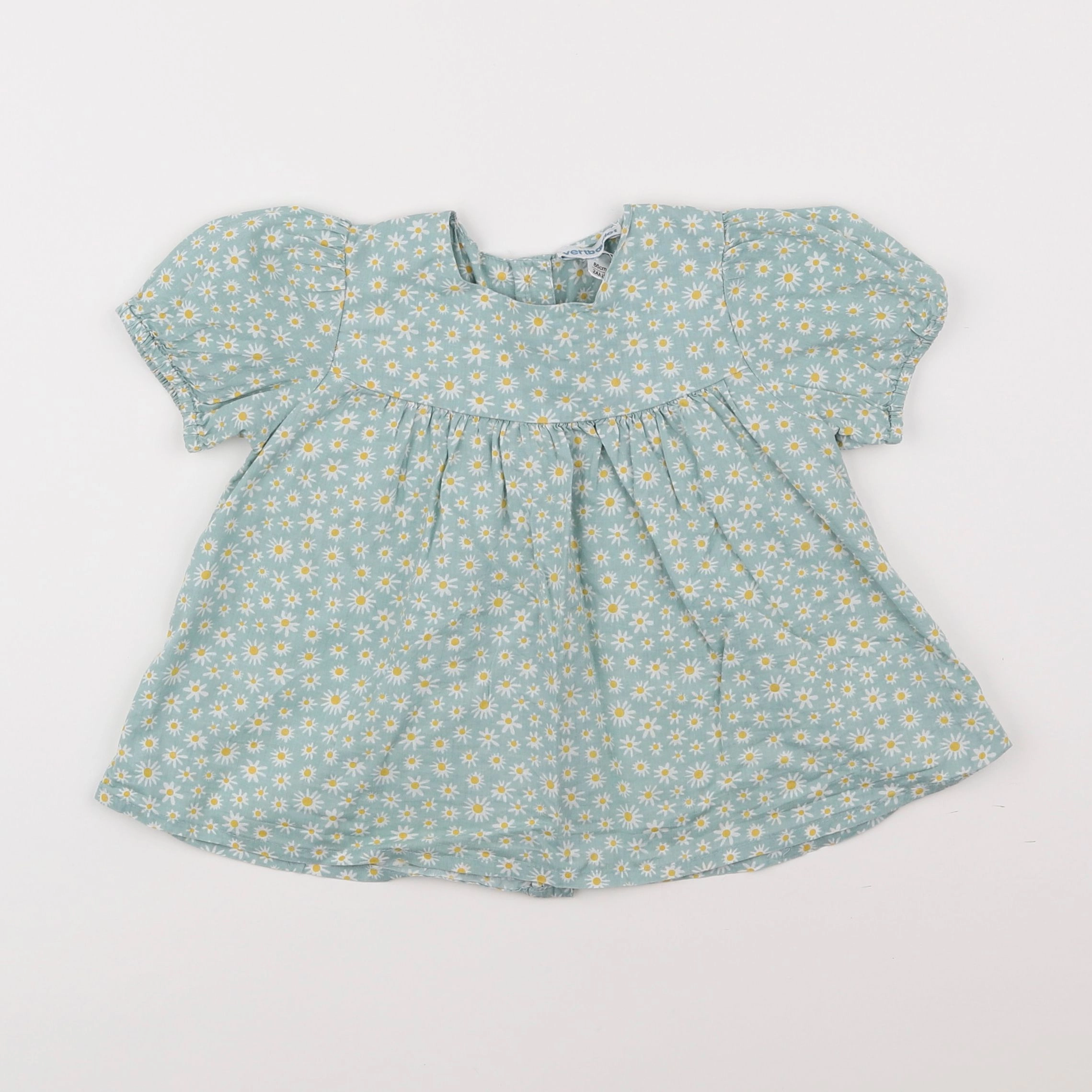 Vertbaudet - blouse vert - 2 ans