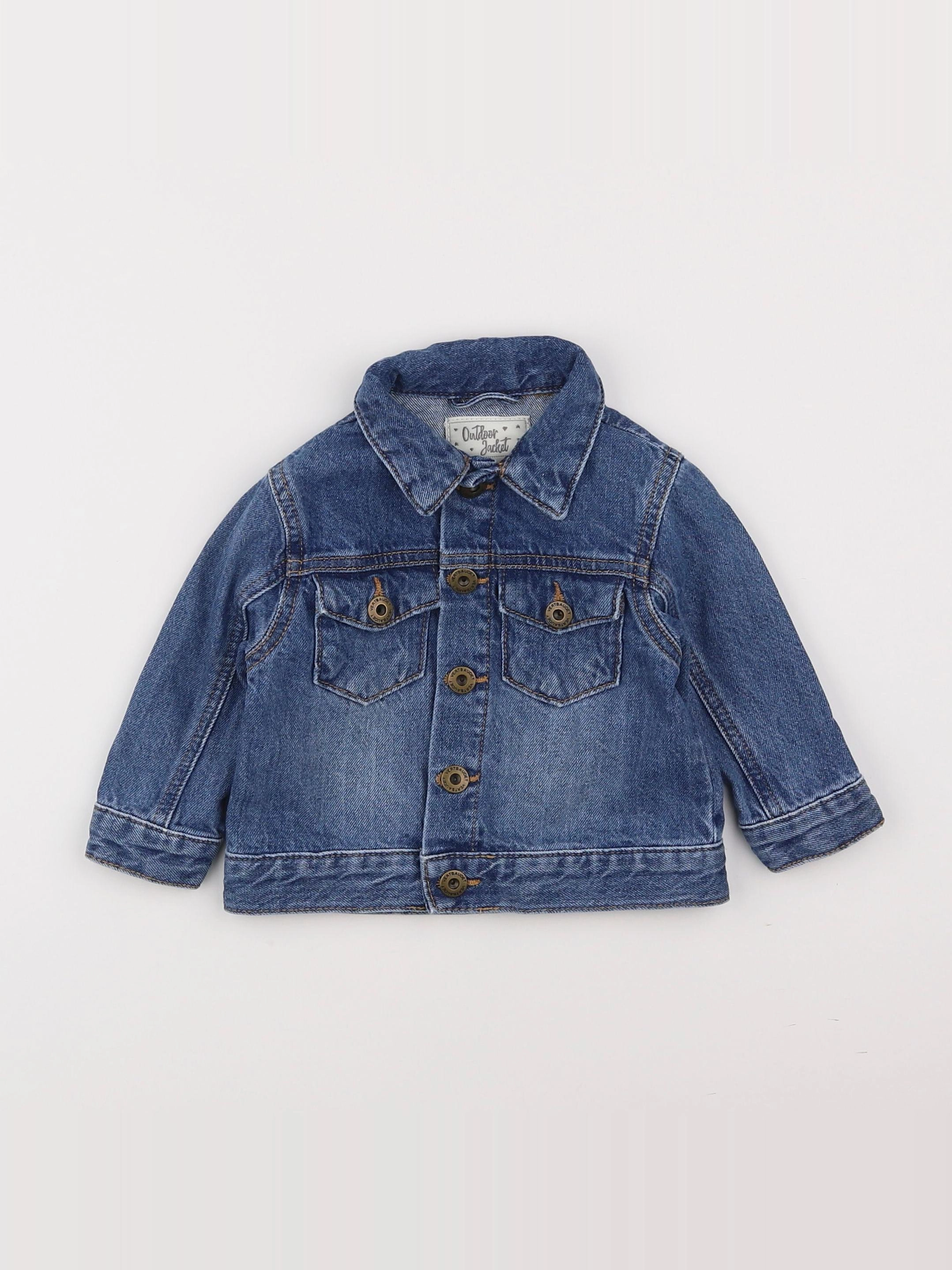 Vertbaudet - veste bleu - 12 mois