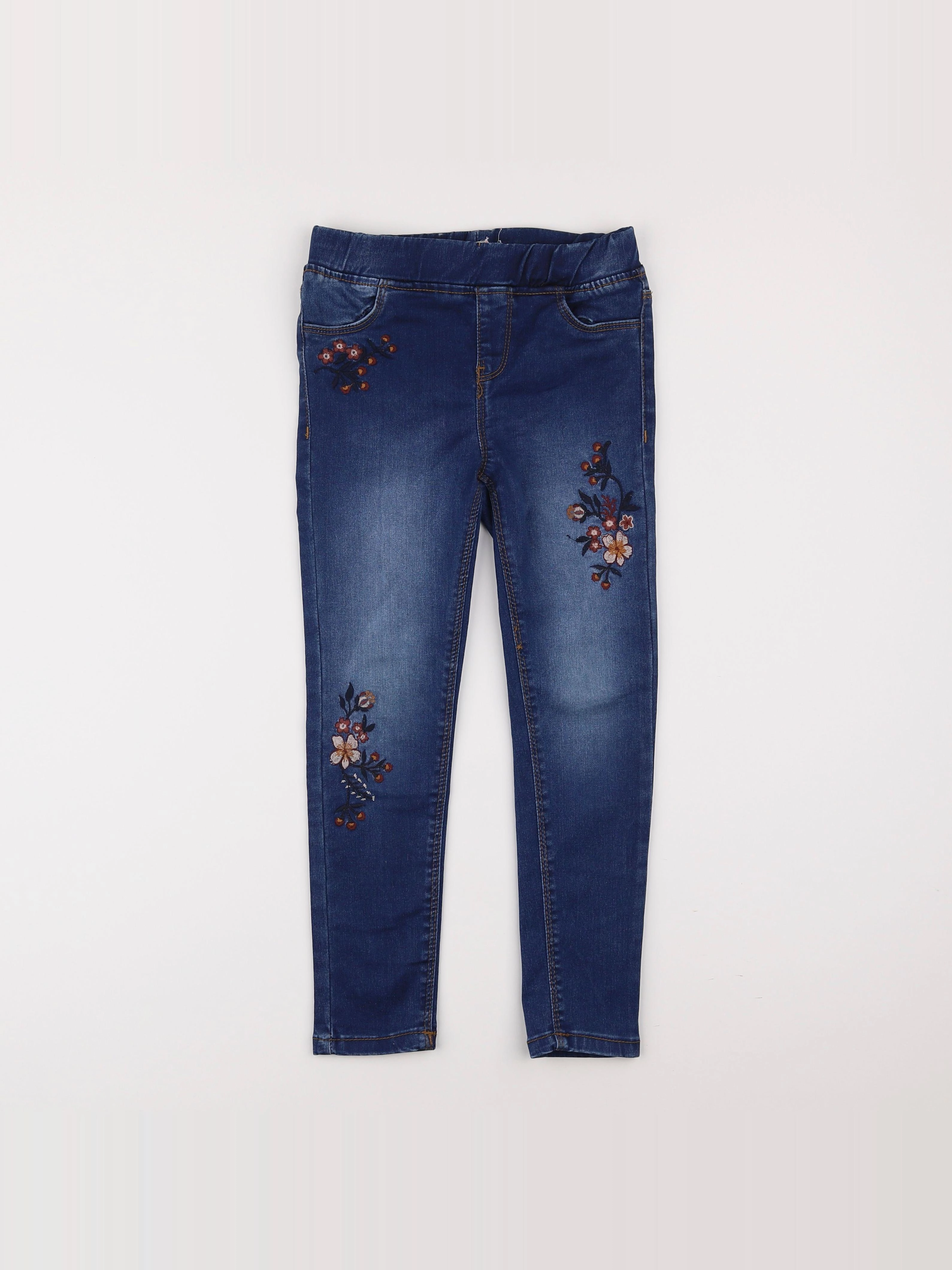 Vertbaudet - jegging bleu - 7 ans