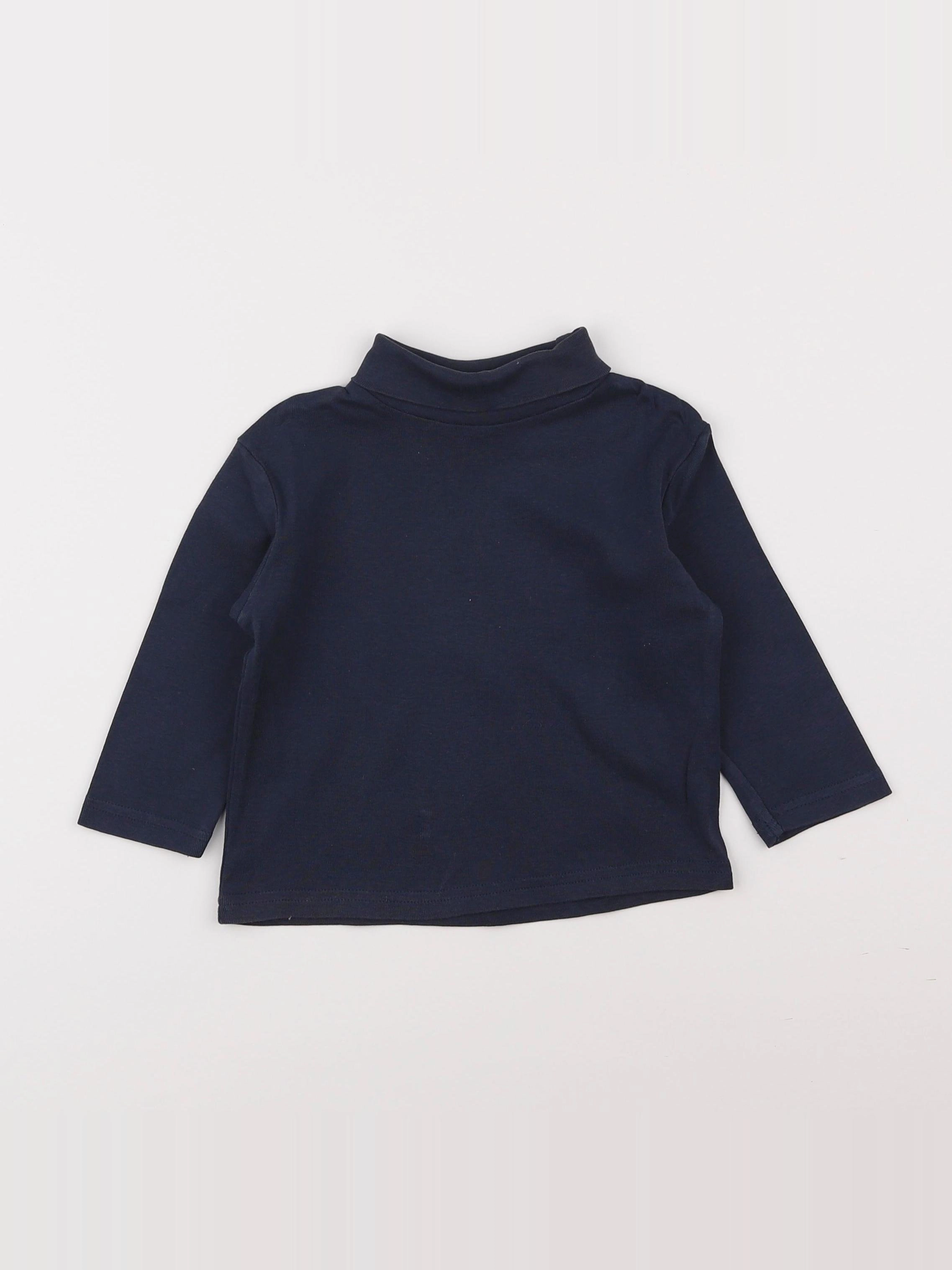 Vertbaudet - sous-pull bleu - 2 ans