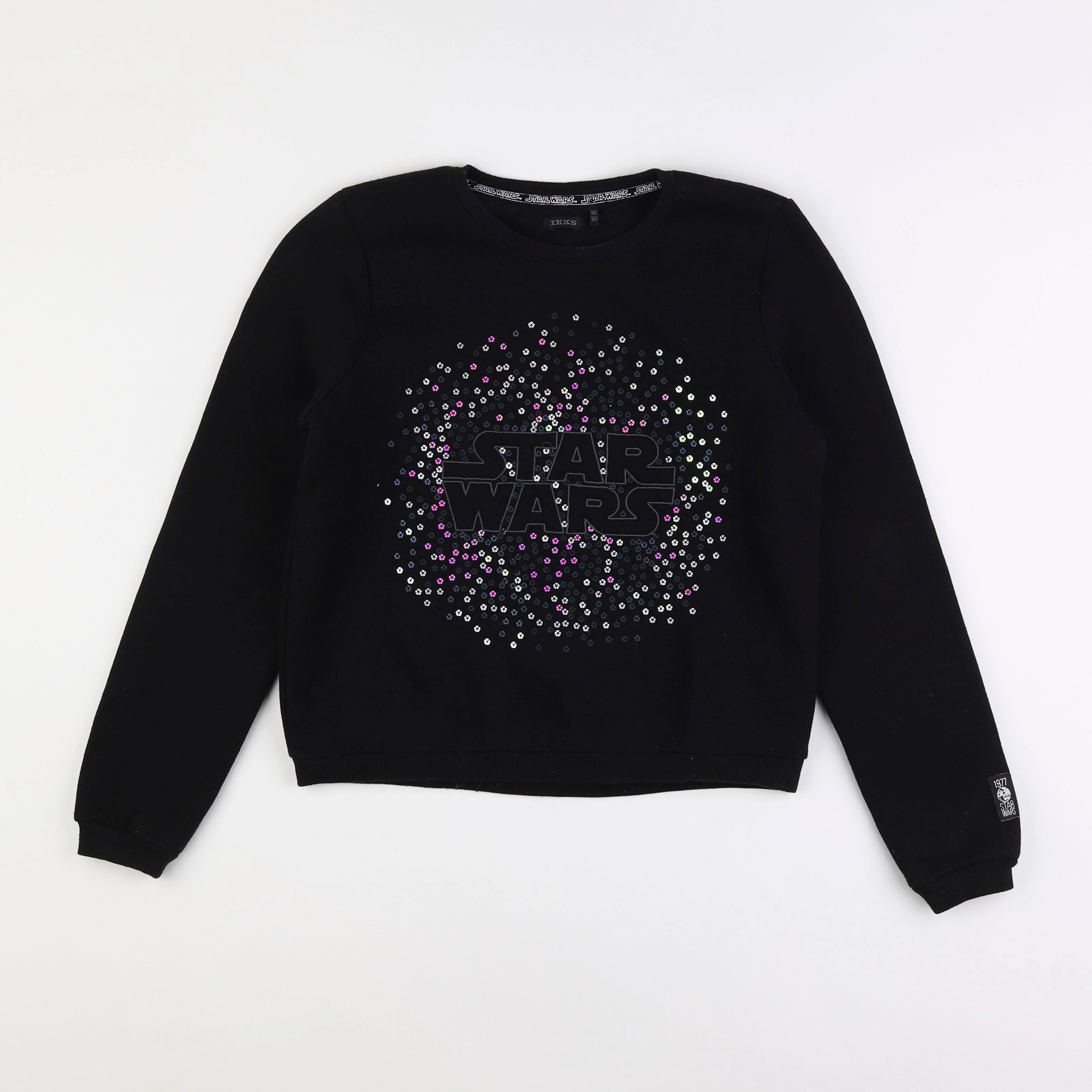 IKKS - sweat noir - 14 ans