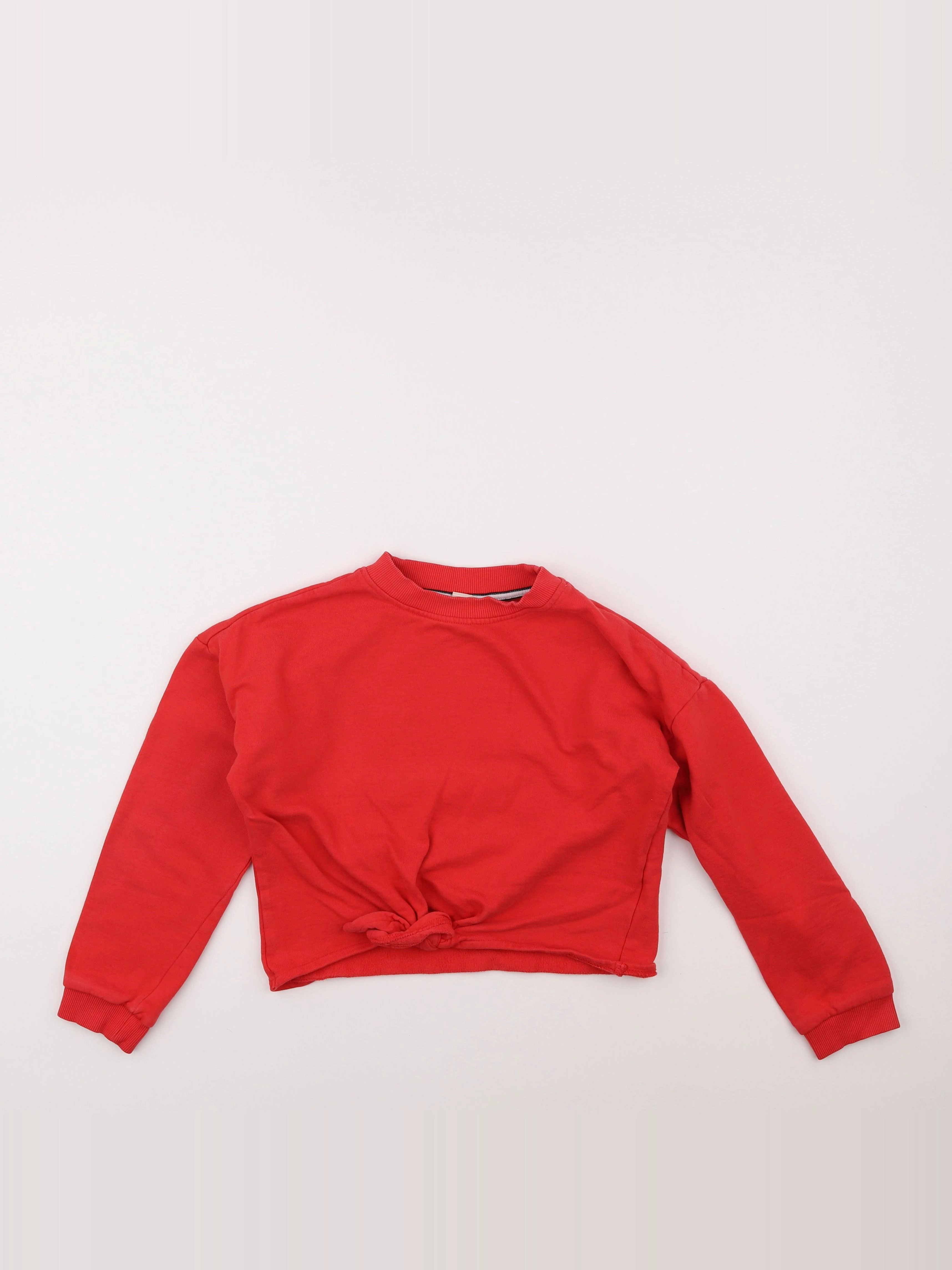 H&M - sweat rouge - 10 ans