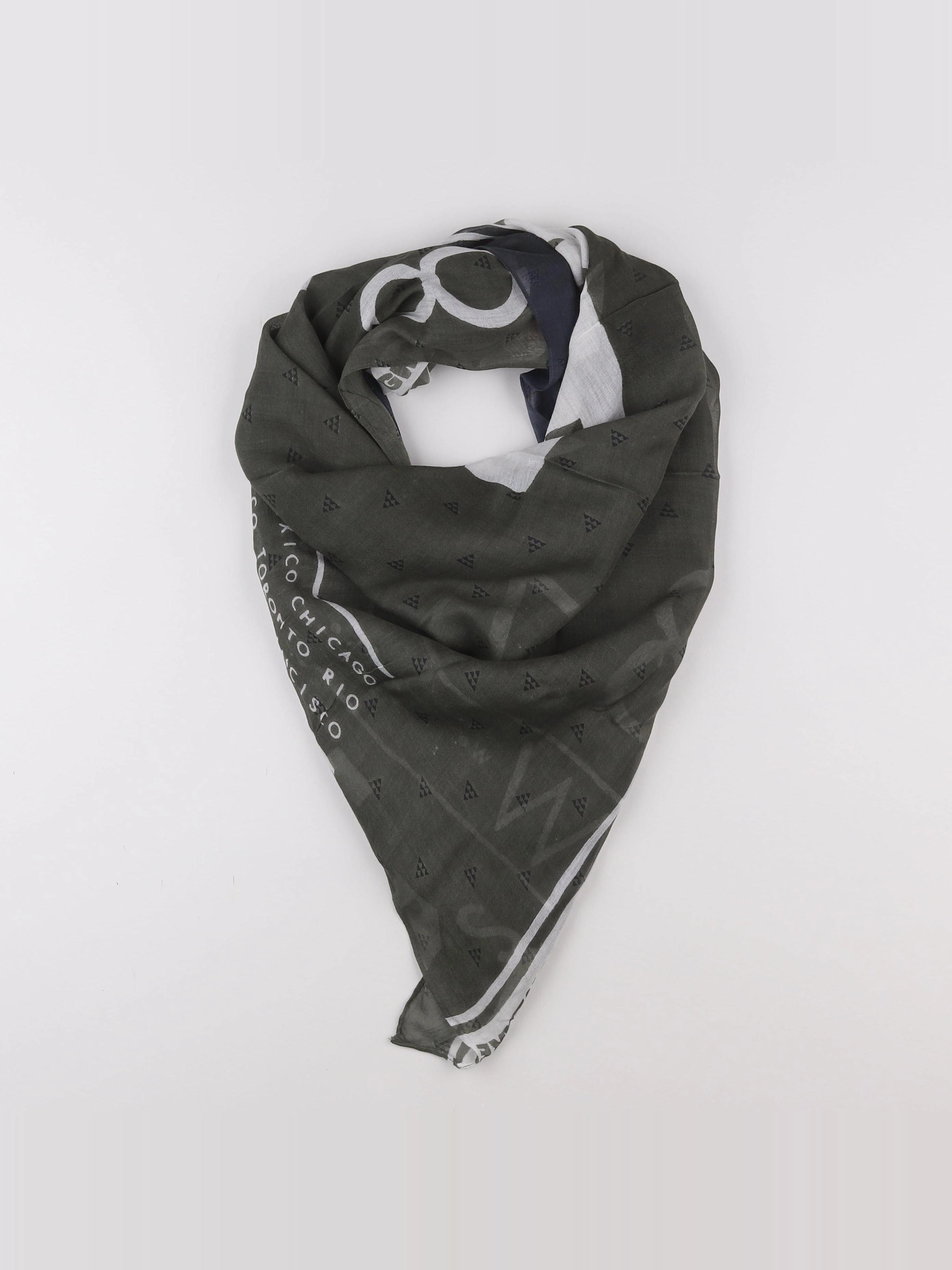 IKKS - foulard vert - 12/16 ans