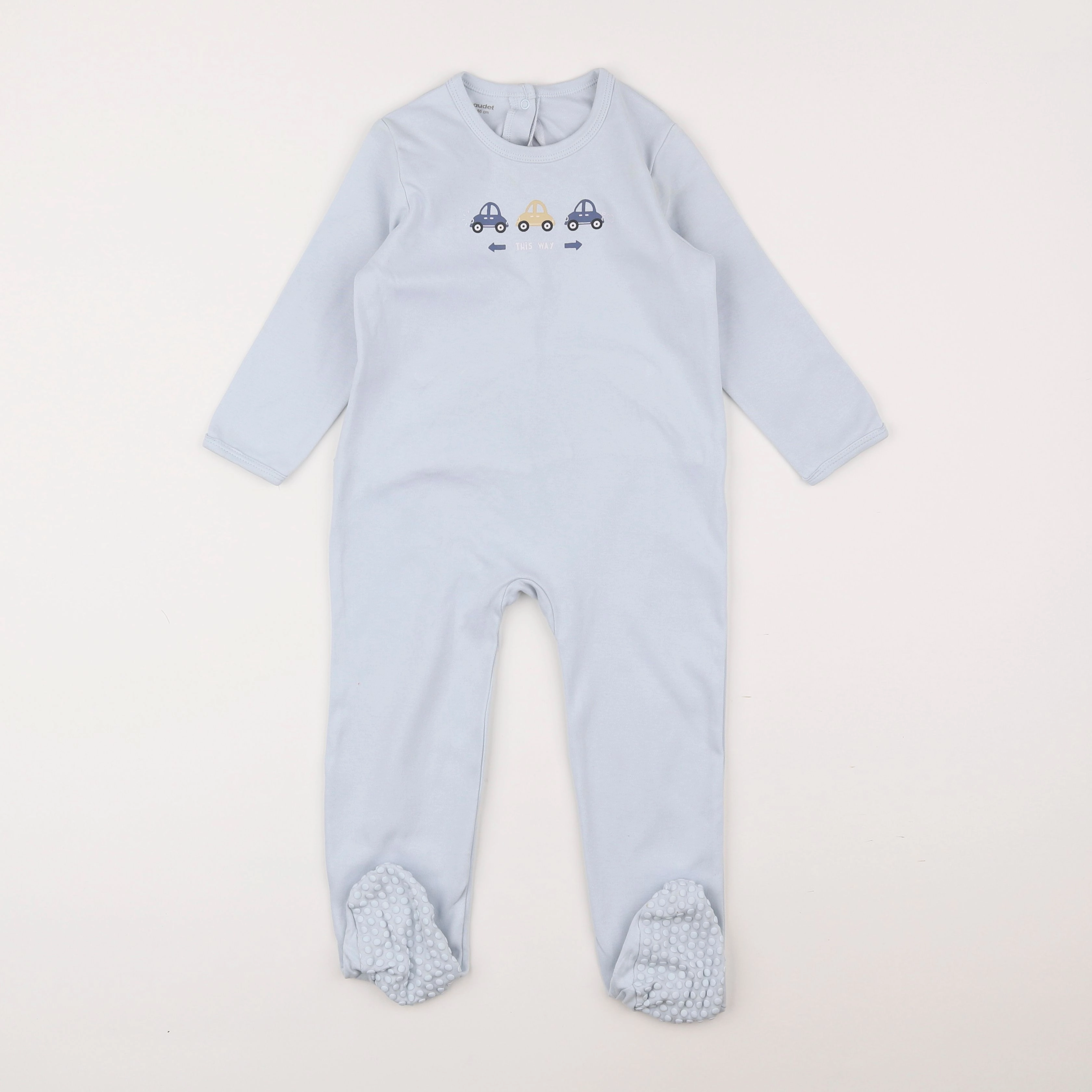 Vertbaudet - pyjama coton bleu - 2 ans