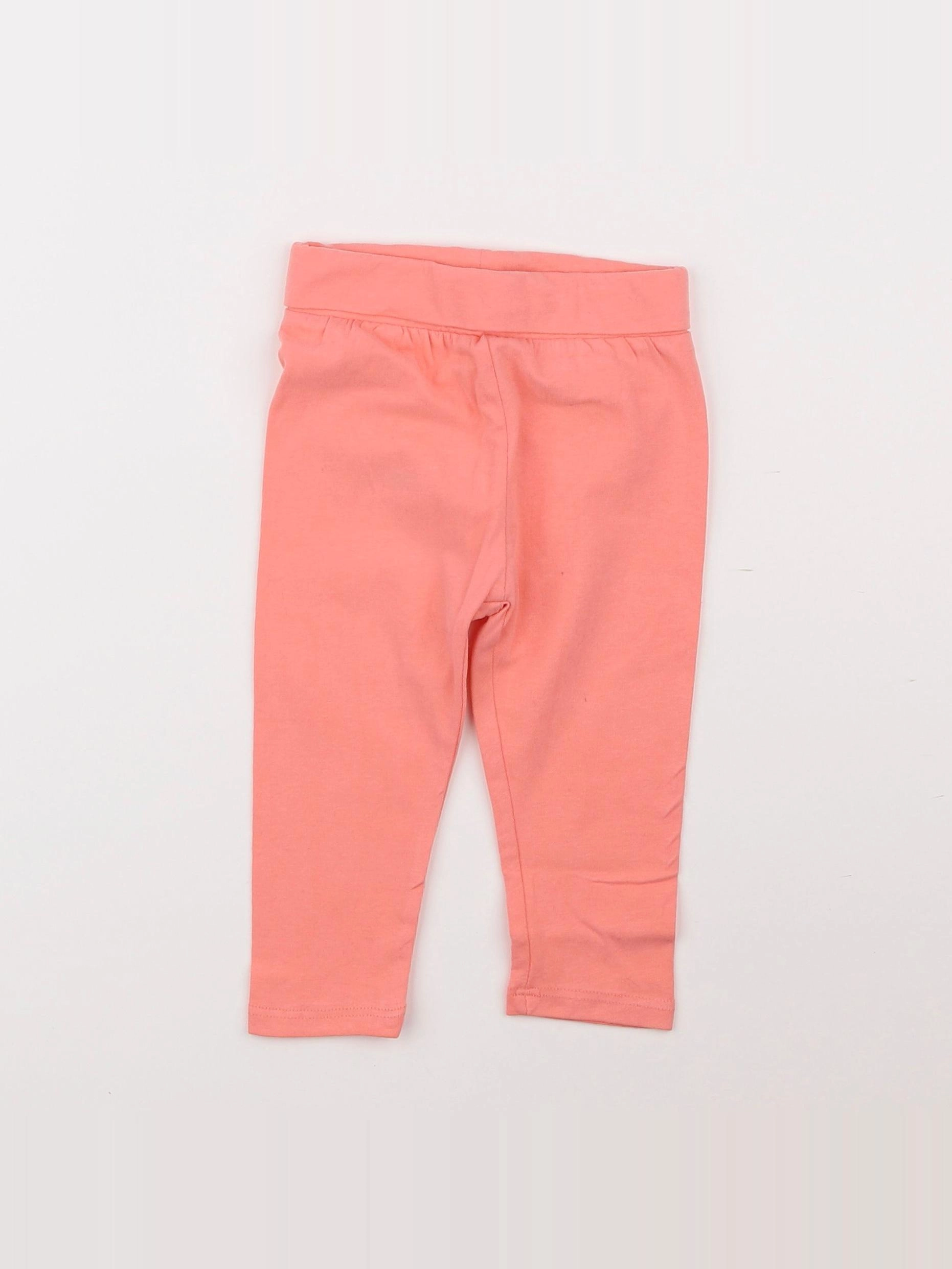 Vertbaudet - legging rose - 9 mois