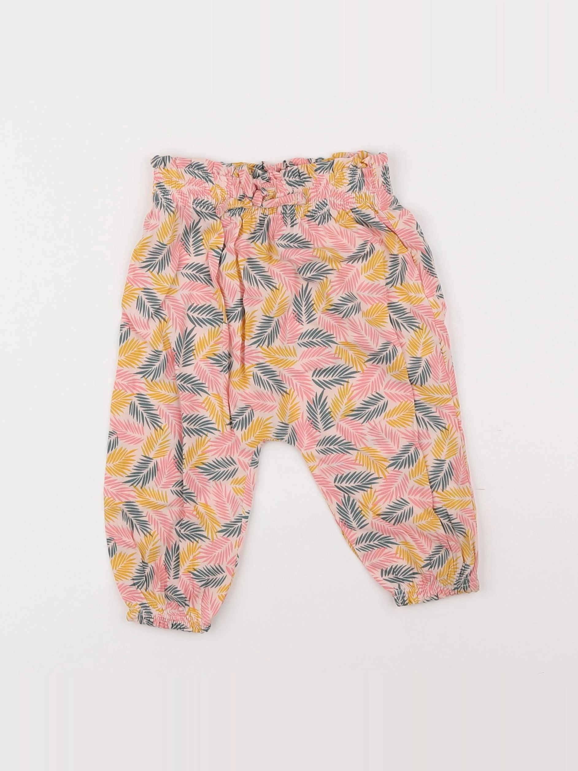 Vertbaudet - pantalon multicolore - 9 mois
