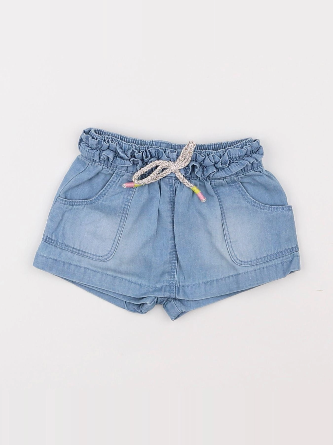 Vertbaudet - short bleu - 3 mois