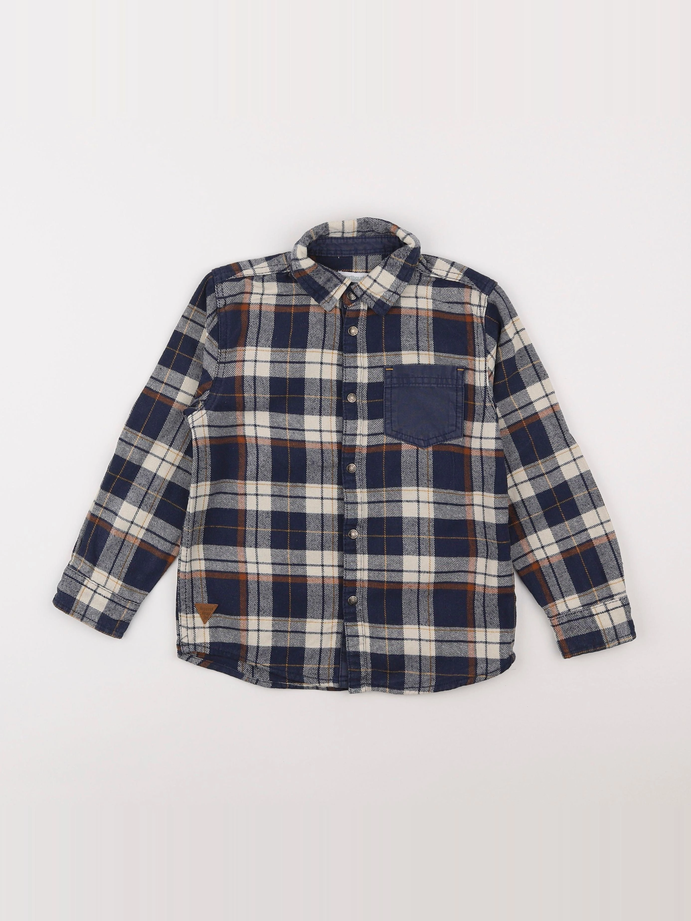 Vertbaudet - chemise multicolore - 6 ans