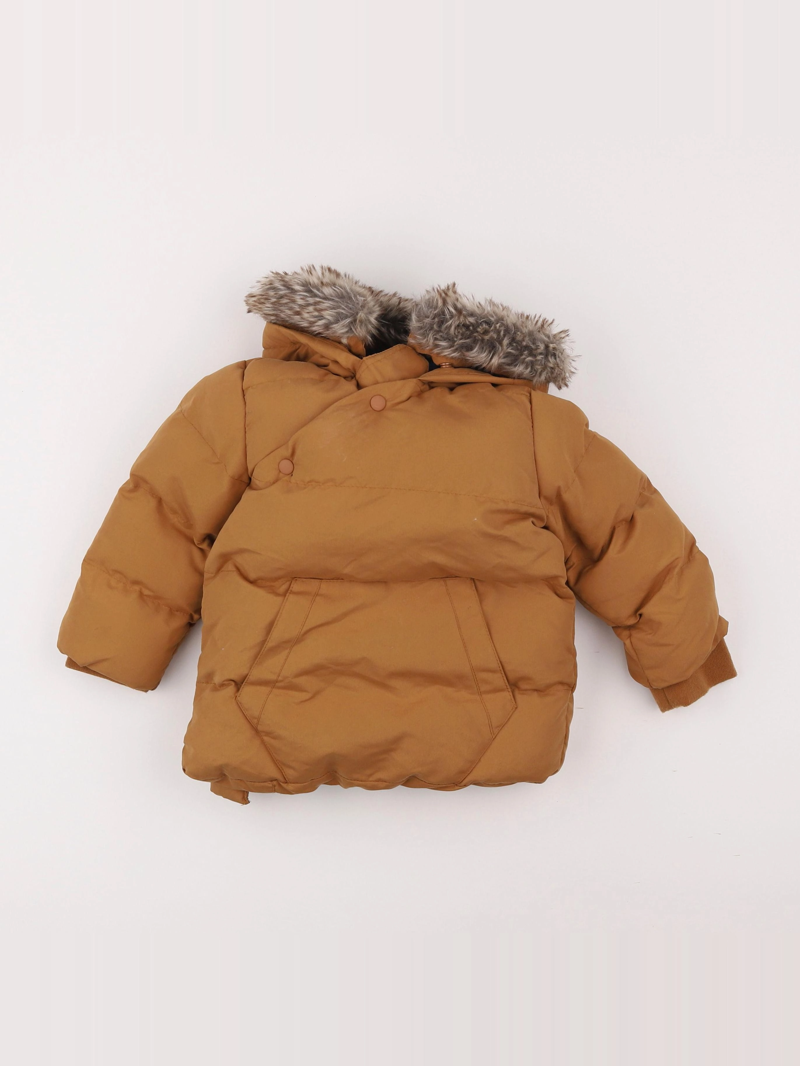 Vertbaudet - doudoune marron - 2 ans