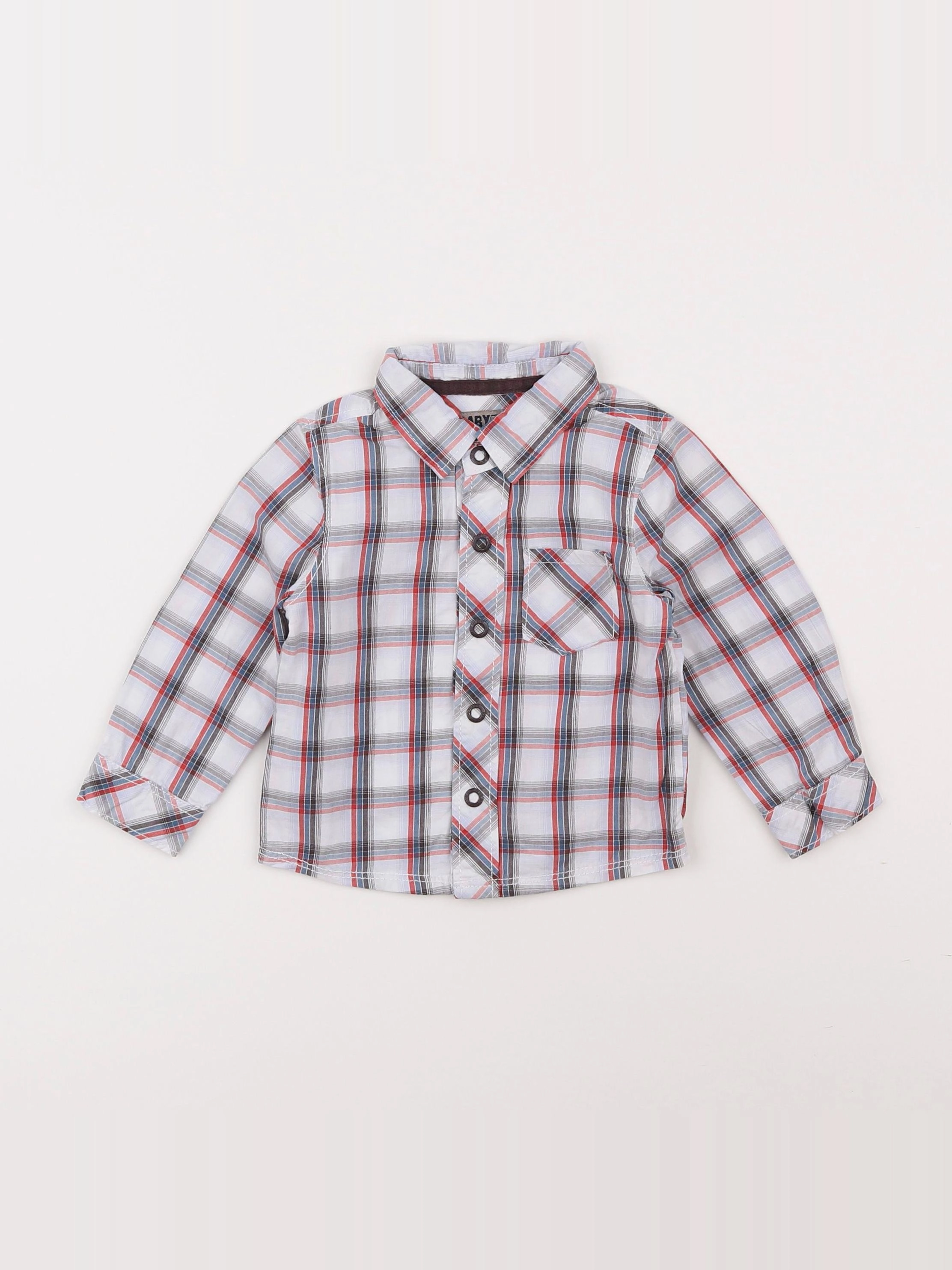 Tape à l'oeil - chemise multicolore - 12 mois