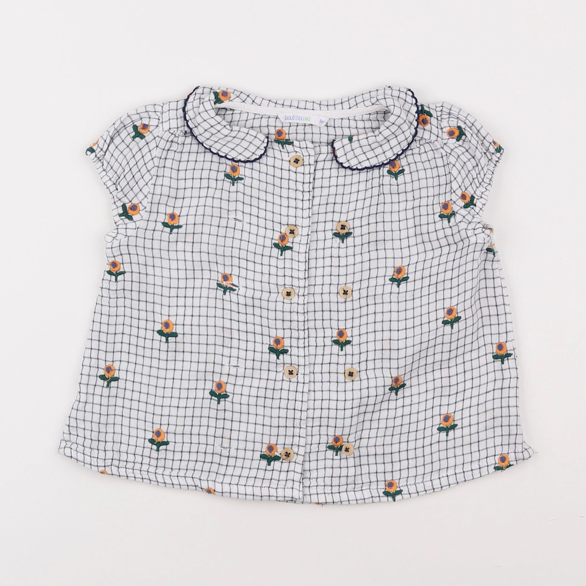 Boutchou - blouse blanc - 3 ans