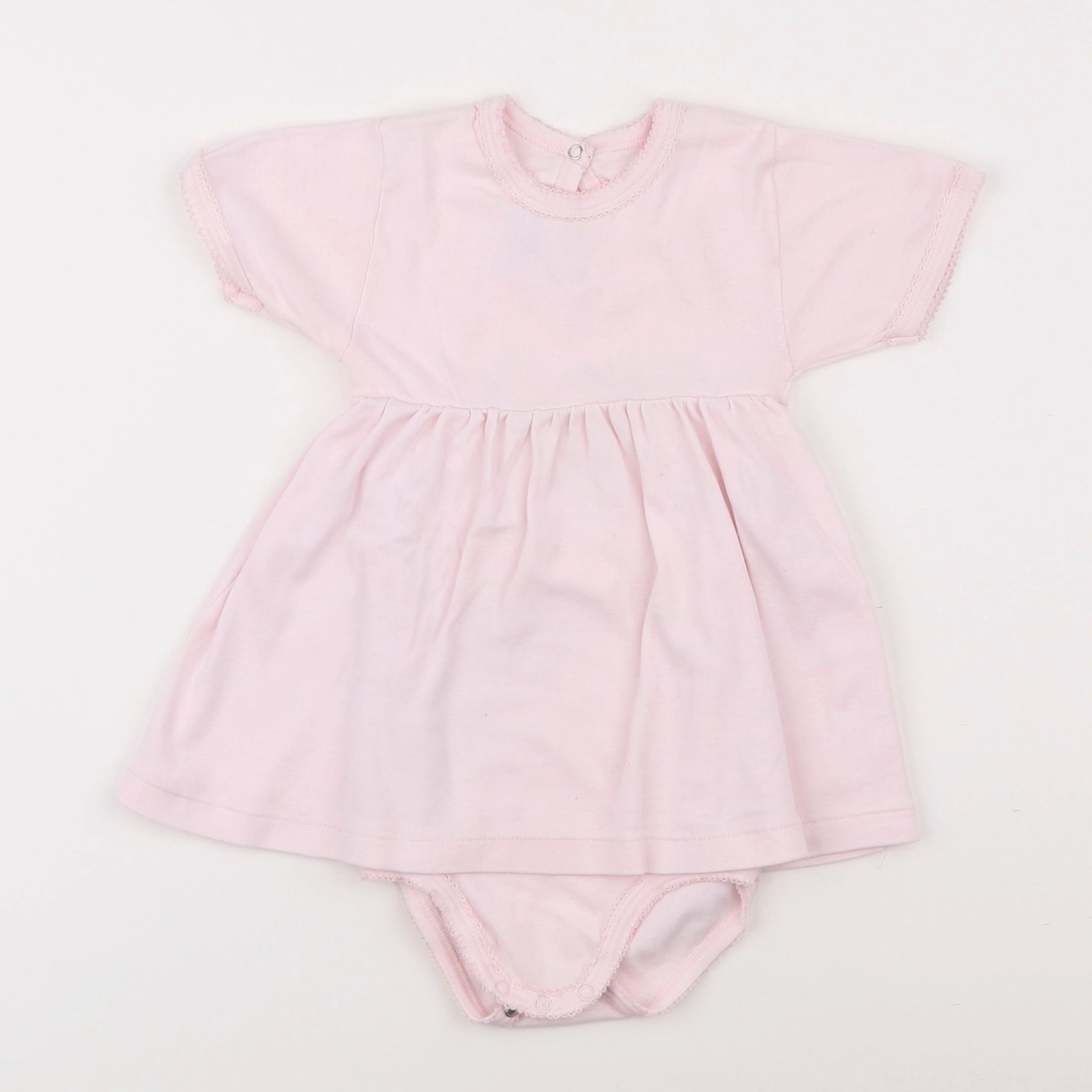 Petit Bateau - body robe rose - 3 ans