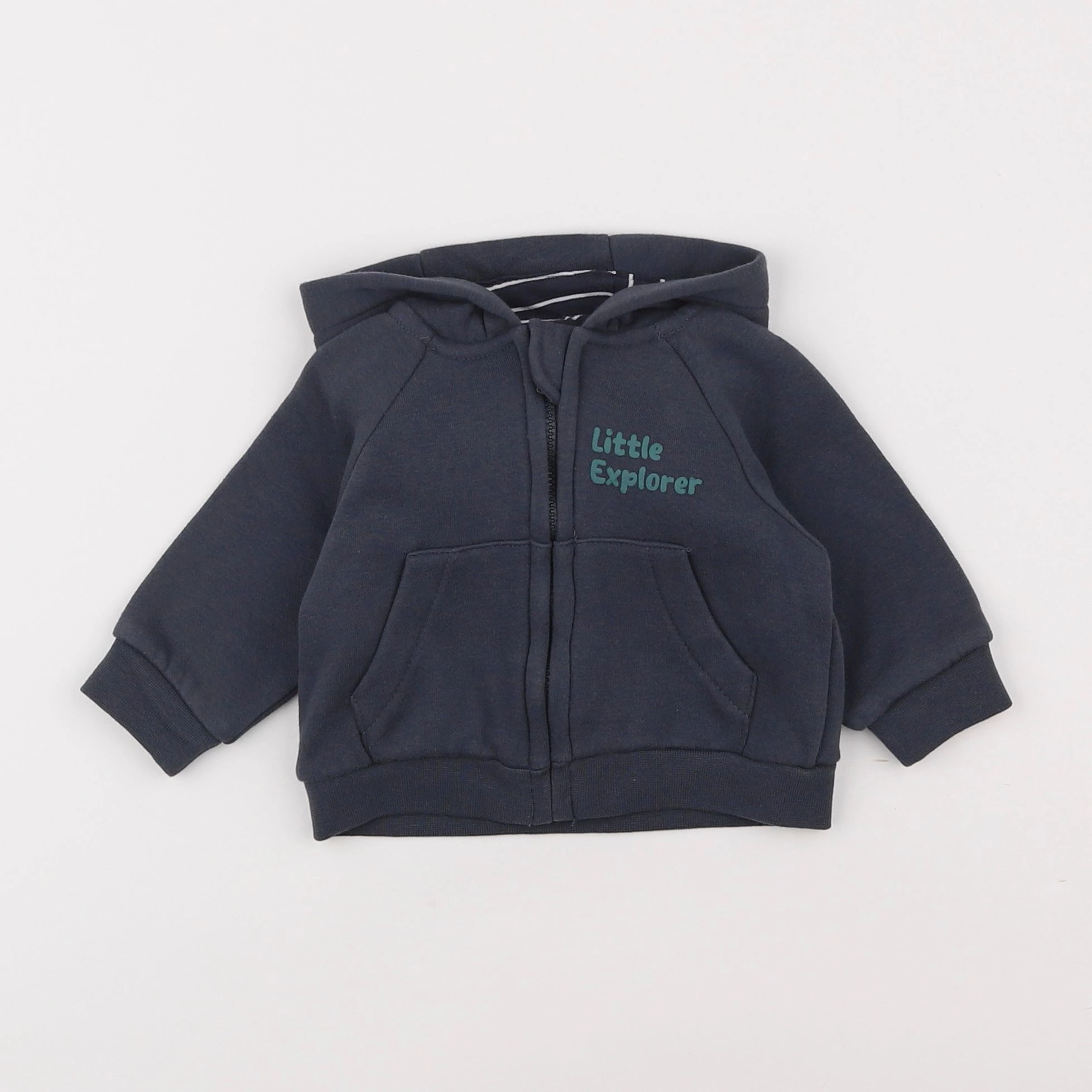 Vertbaudet - sweat bleu - 3 mois