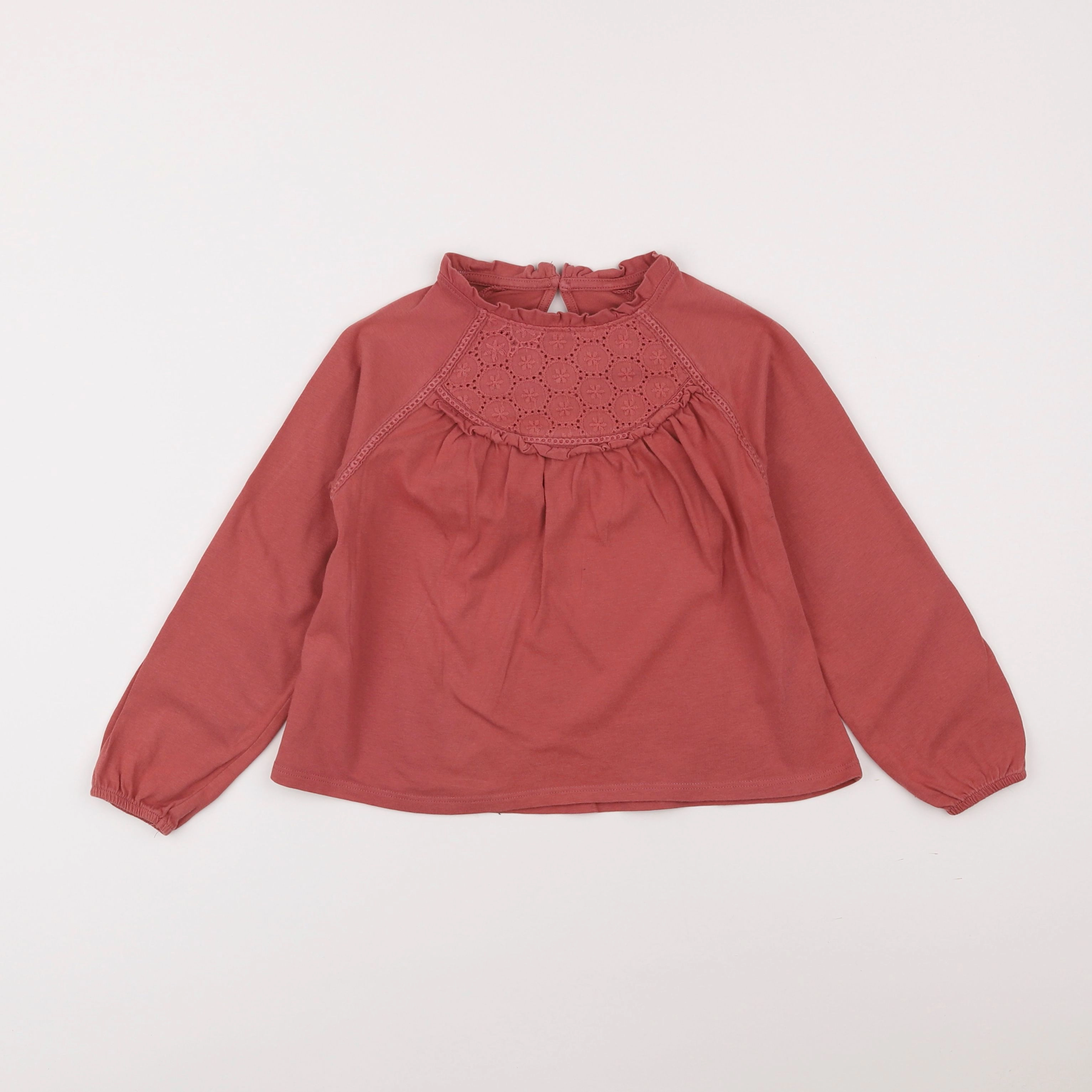 Vertbaudet - tee-shirt rose - 5 ans