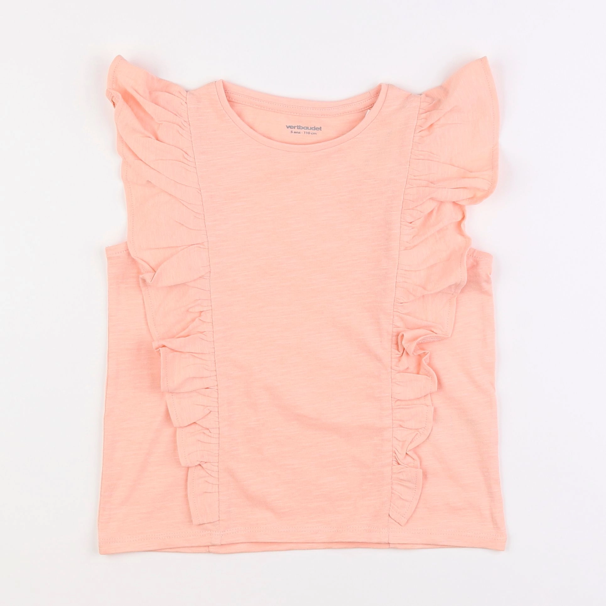 Vertbaudet - tee-shirt rose - 5 ans